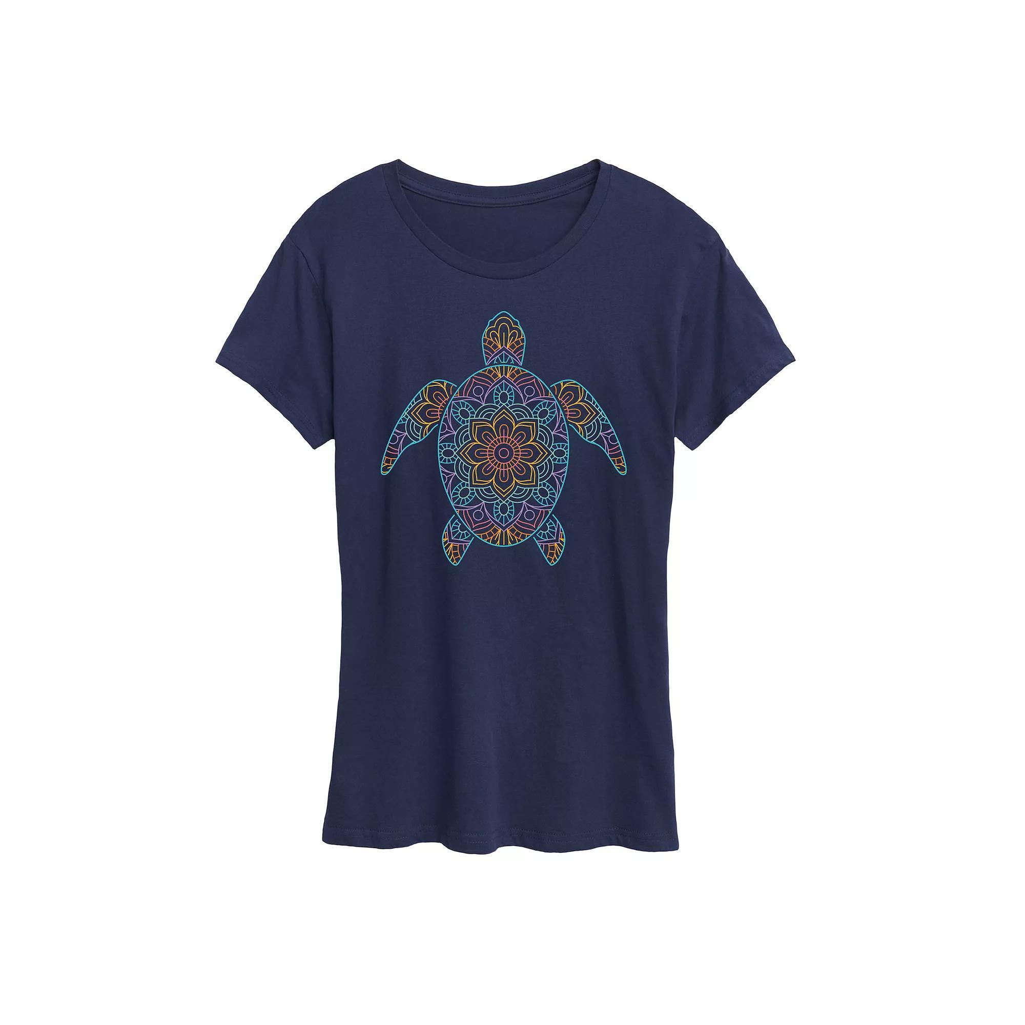 Women's Valentines Flower Truck Graphic Tee, Size: XXL, Blue Product Image