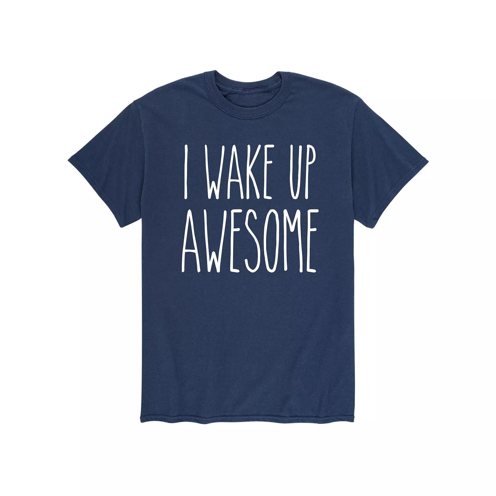 Men's Wake Up Awesome Tee,  Product Image