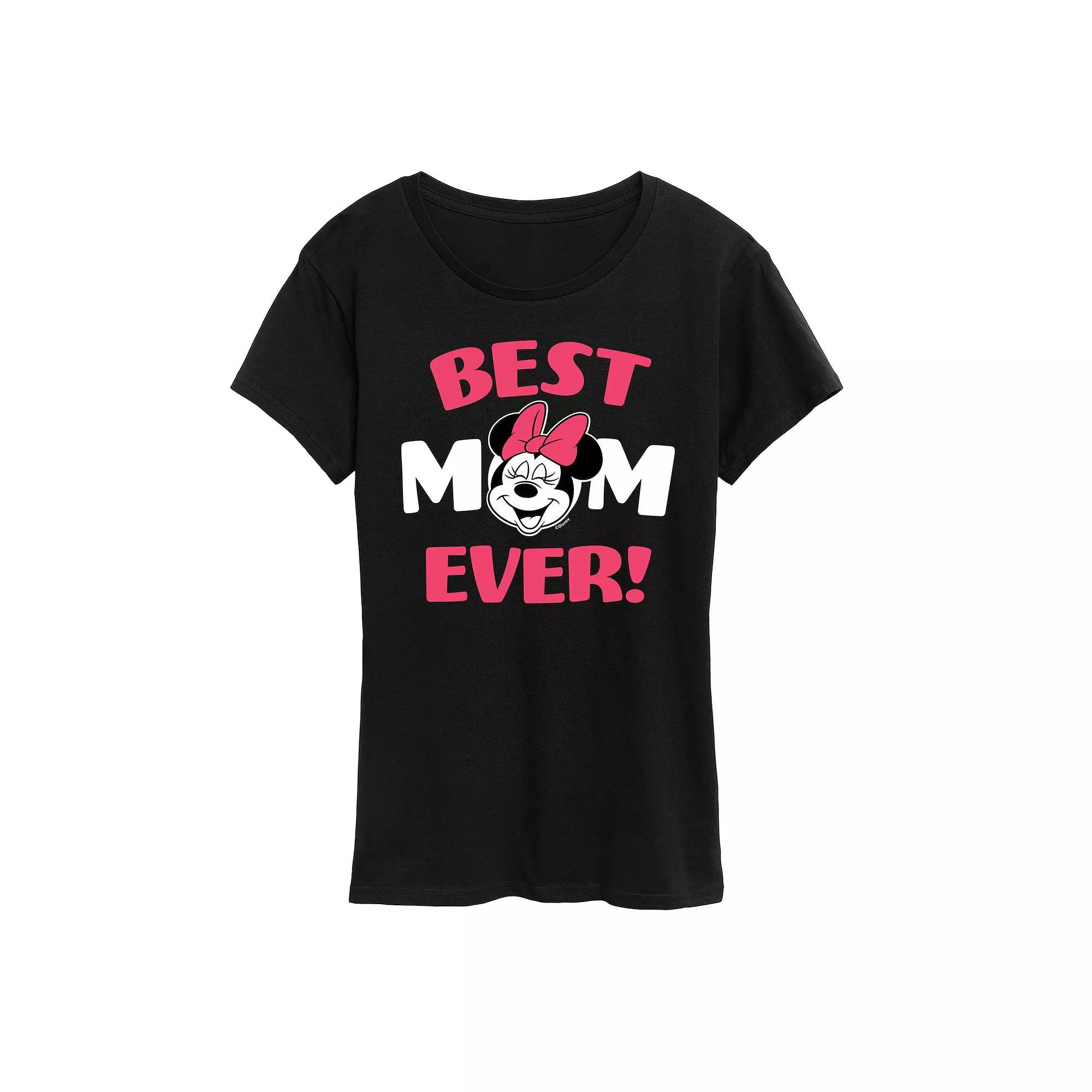 Disney's Minnie Mouse Women's Best Mom Graphic Tee,  Product Image