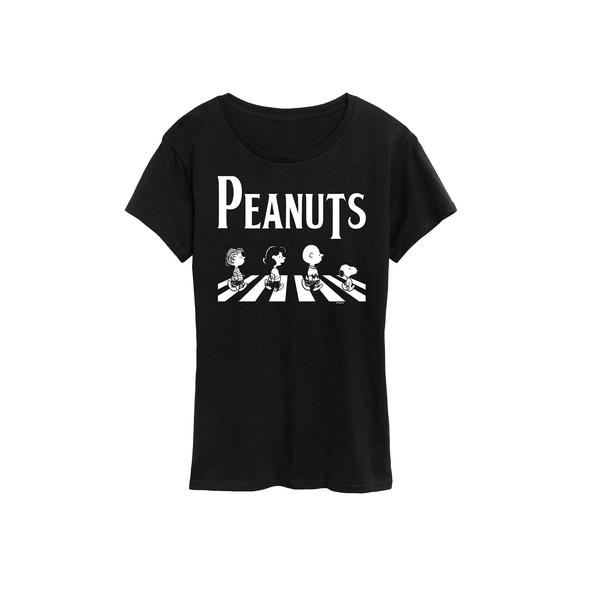 Plus Peanuts Crossing Road Graphic Tee, Women's,  Product Image