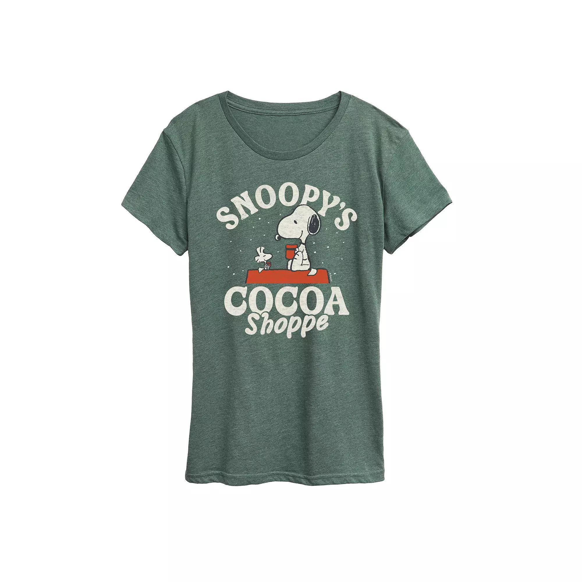 Women's Spring Floral Decorative Graphic Tee,  Product Image