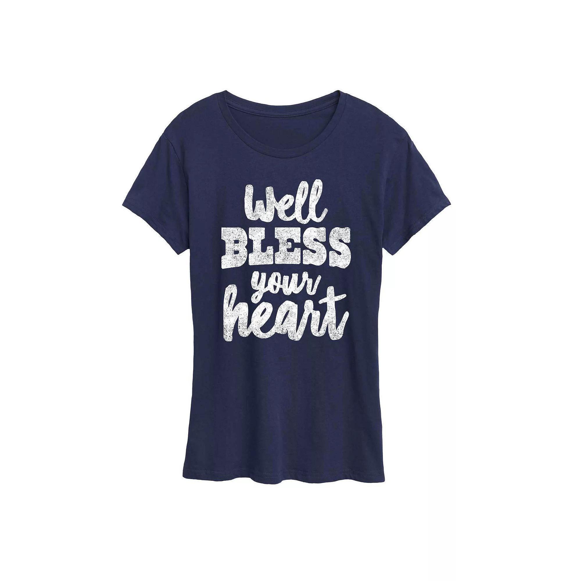 Women's Well Bless Your Heart Graphic Tee, Girl's,  Product Image
