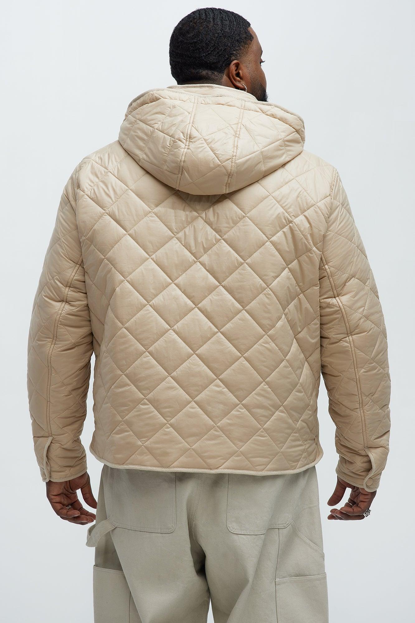 Better By Myself Quilted Jacket - Tan Product Image