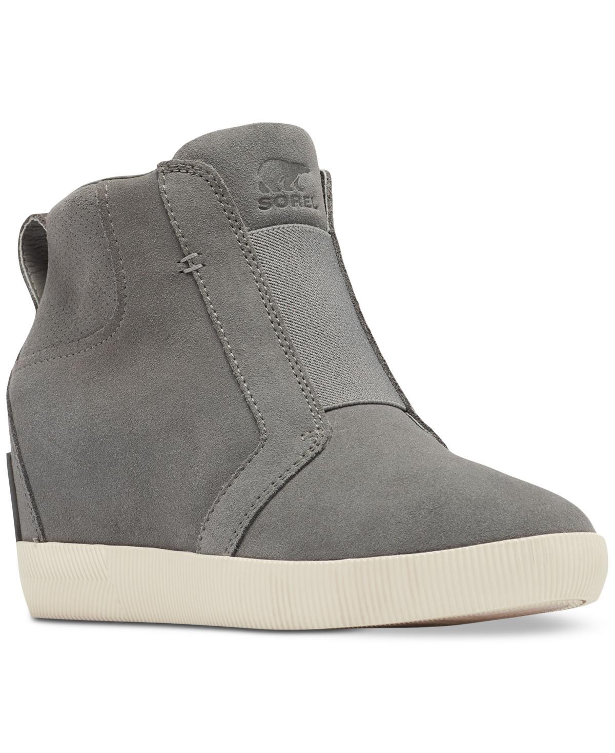 Sorel Out N About Waterproof Suede Pull On Wedge Booties Product Image