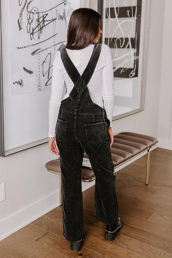 Casual Outing Corduroy Overalls Product Image