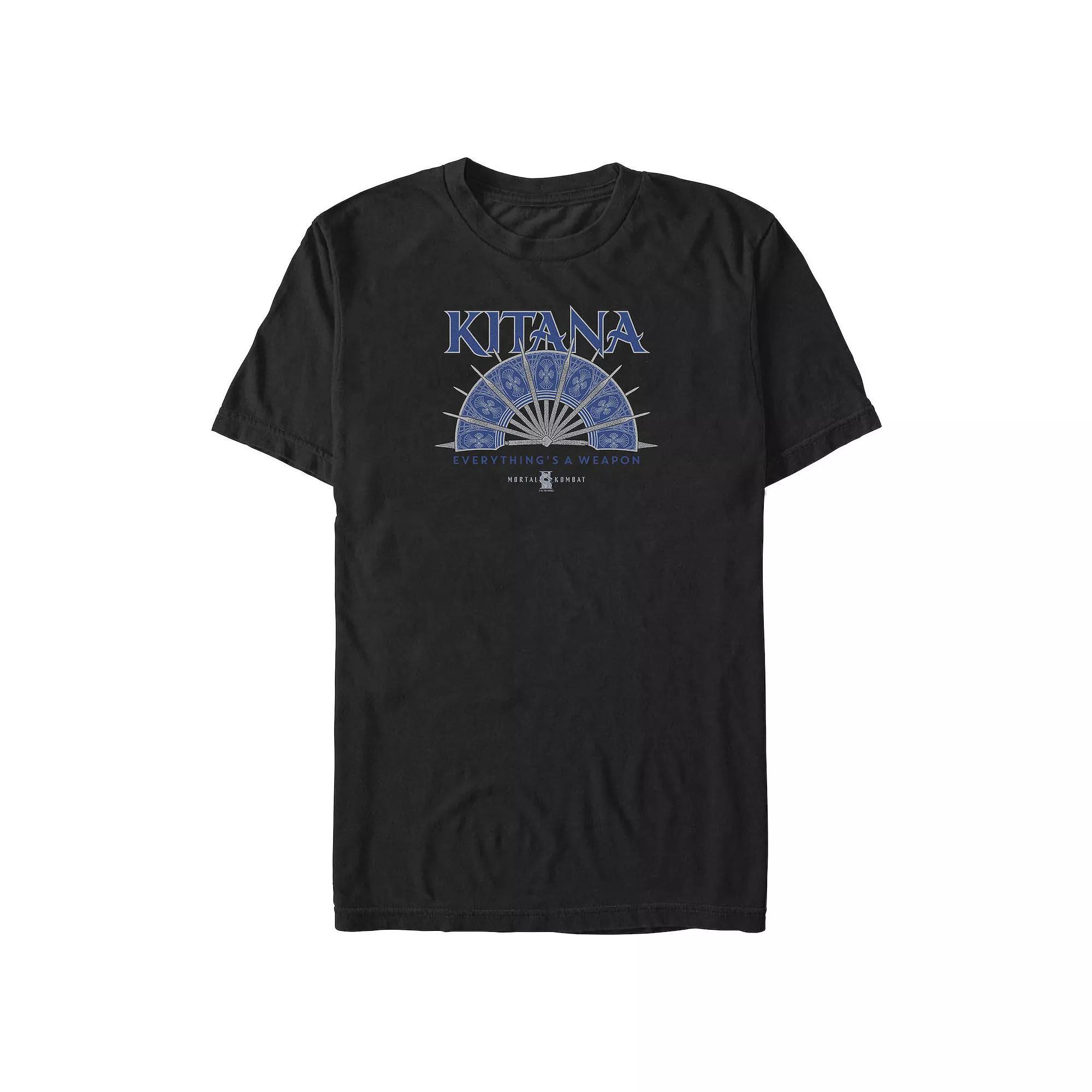 Big & Tall Mortal Kombat 2 Kitana's Deadly Fan Graphic Tee, Men's,  Product Image