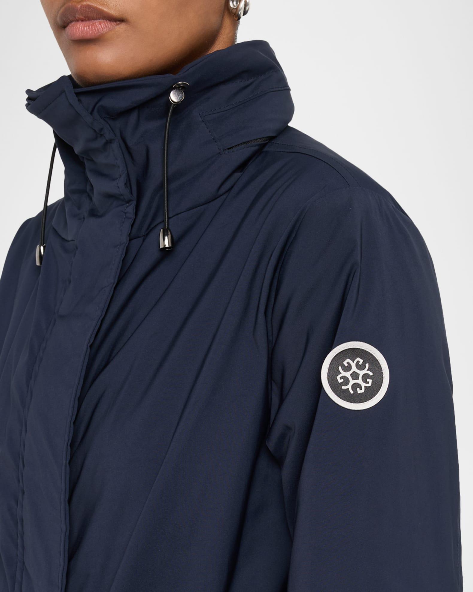 Lightweight Jacket With Concealed Hood Product Image