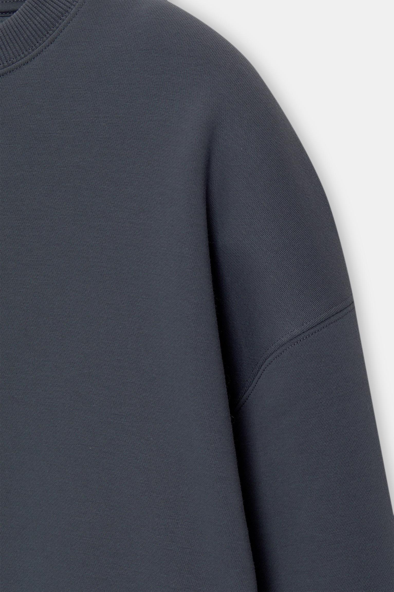 Basic crew neck sweatshirt Product Image