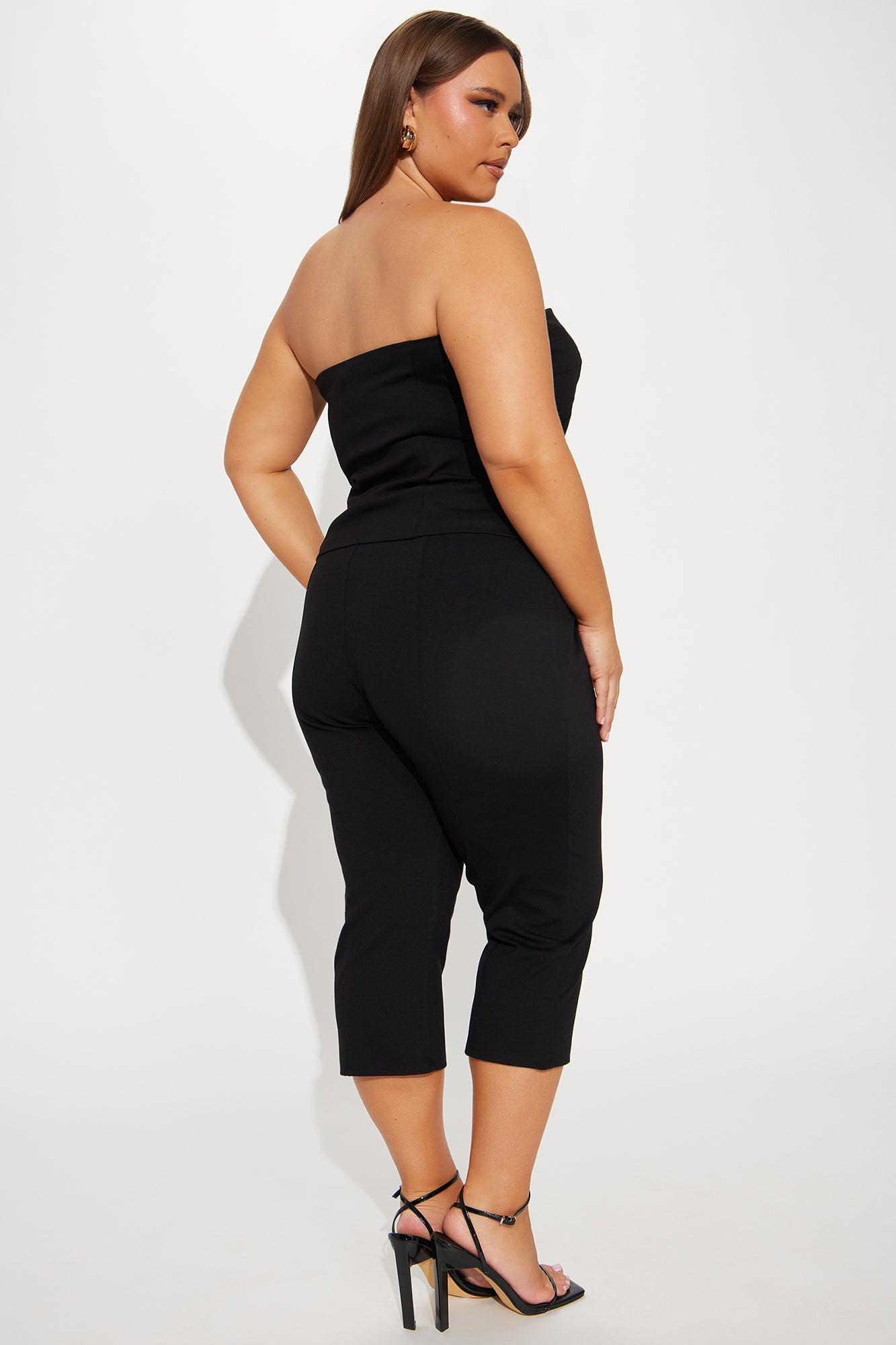 Feeling Iconic Capri Pant Set - Black Product Image