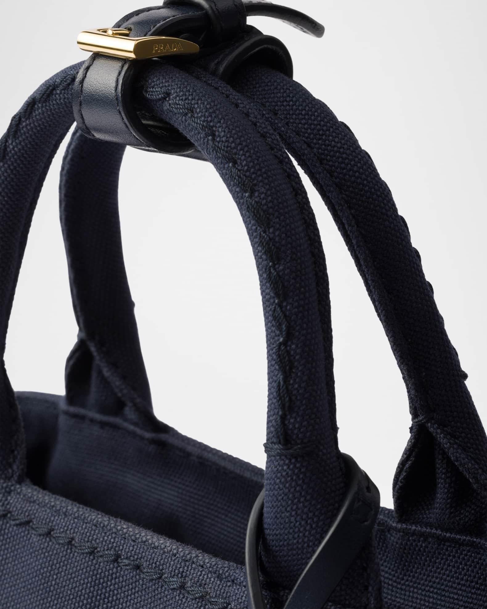 Cotton Canvas Mini Top-Handle Bag Product Image