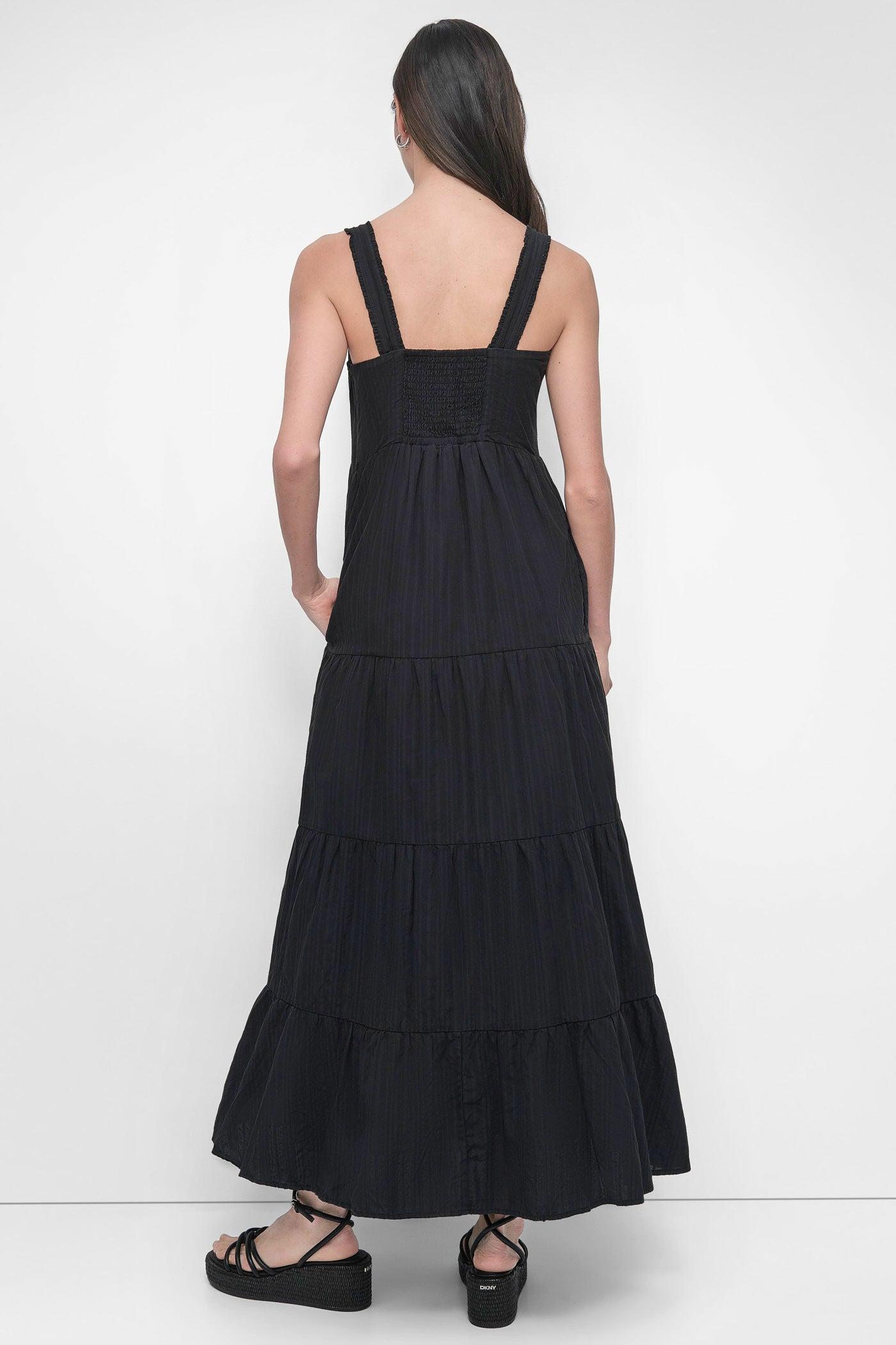 TIERED MAXI SWING DRESS Product Image