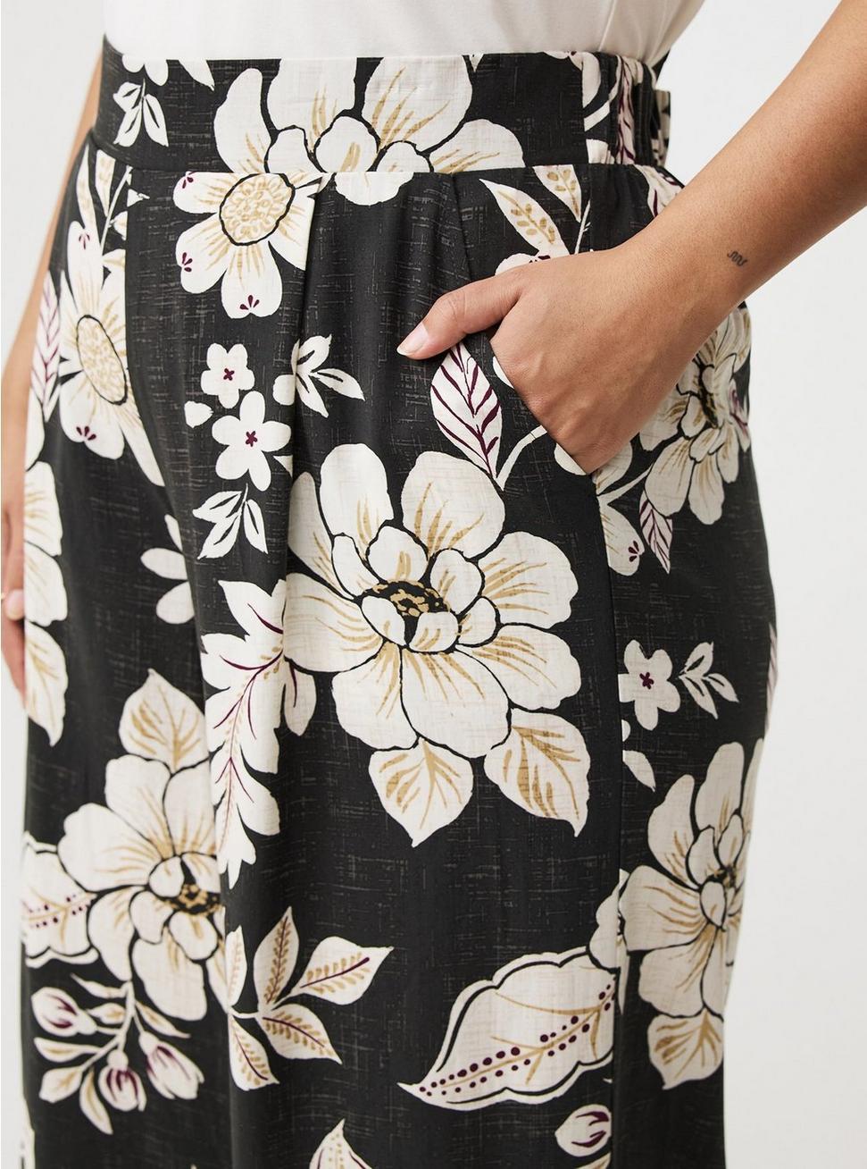 Pull-On Wide Leg Pant Product Image