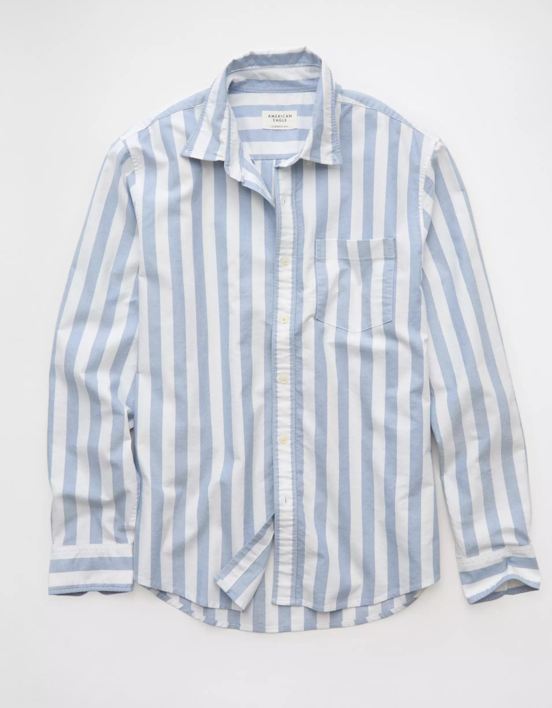 AE Everyday Relaxed Oxford Button-Up Shirt Product Image