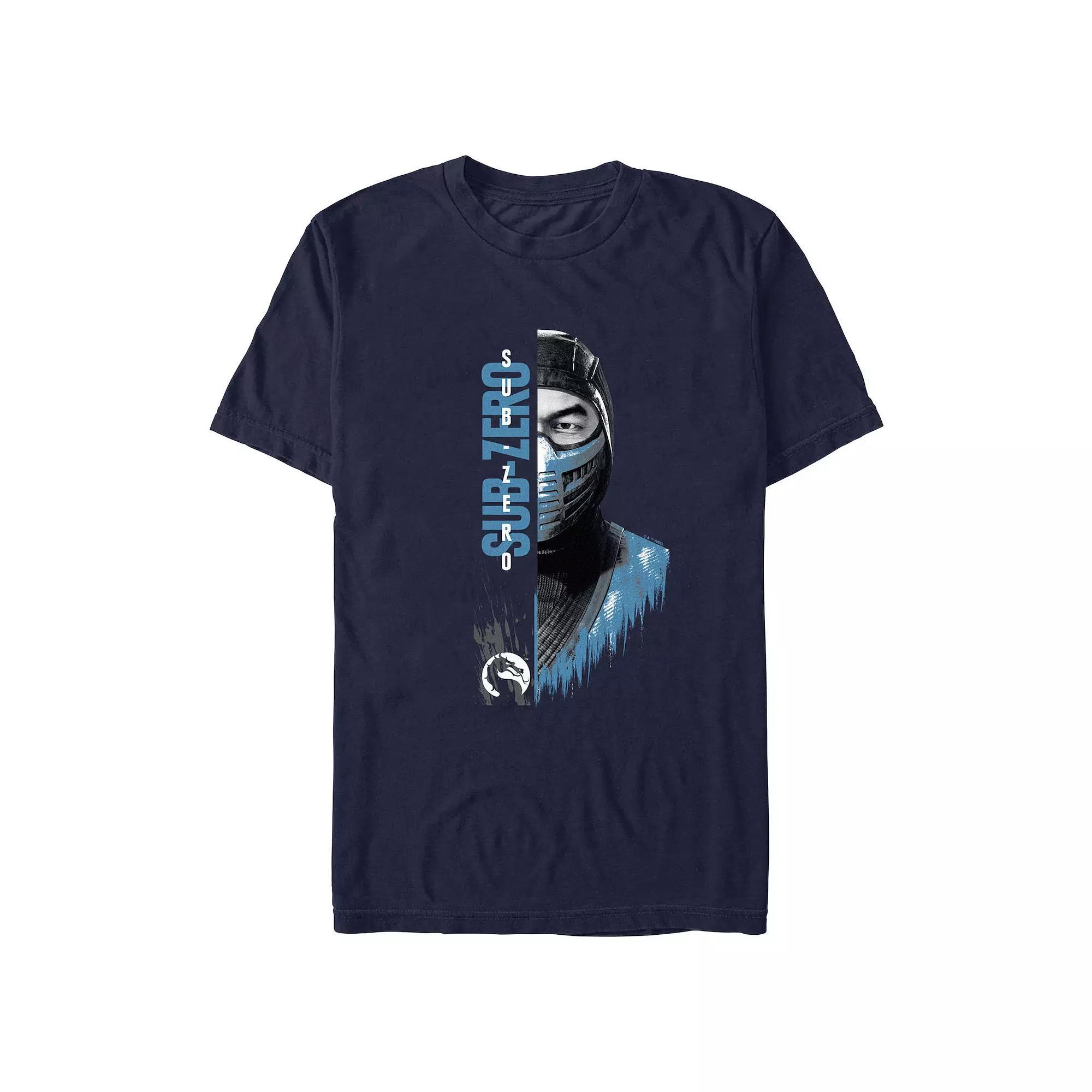 Men's Mortal Kombat Sub-Zero Middle Face Graphic Tee,  Product Image