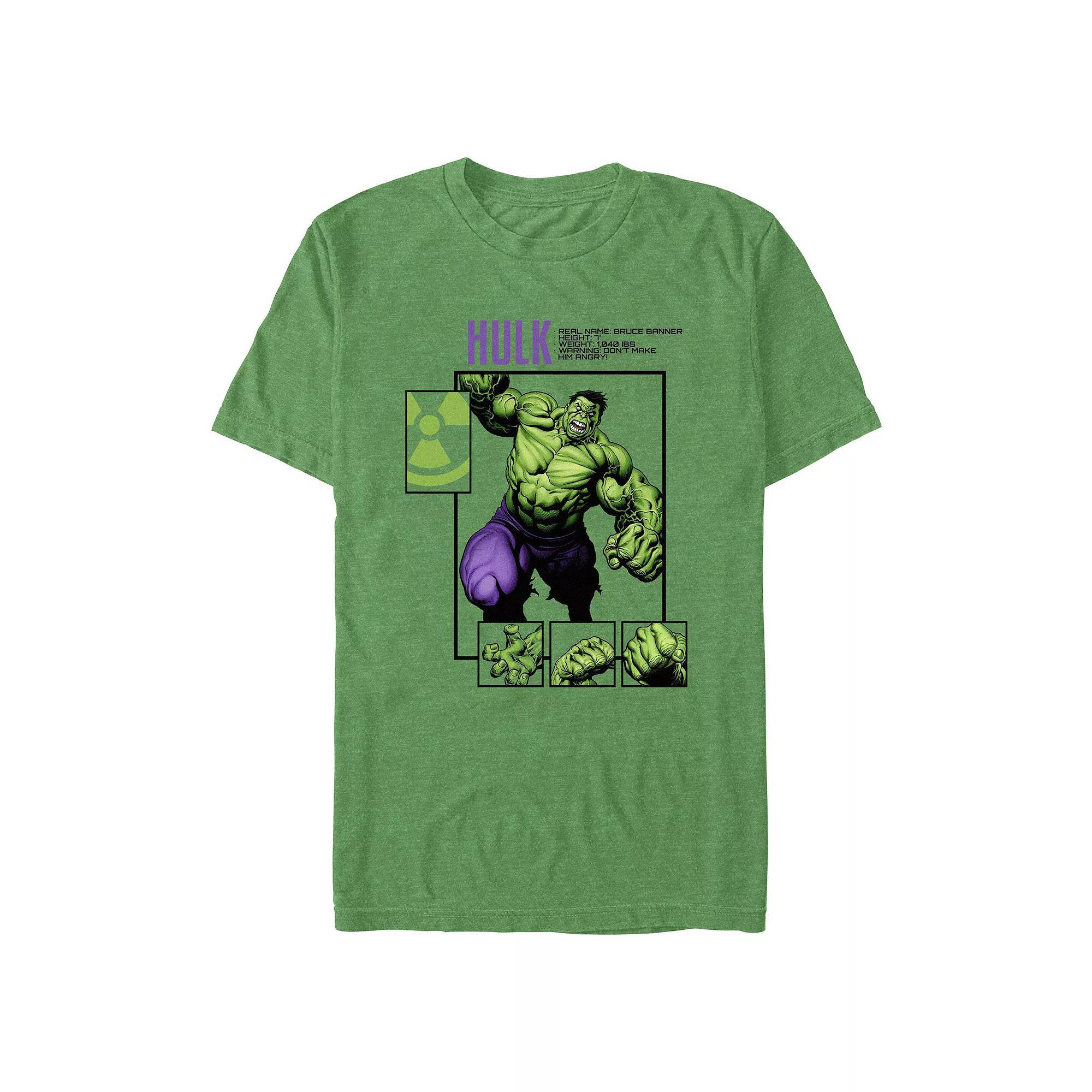Big & Tall Marvel Hulk Fist Graphic Tee, Men's,  Product Image