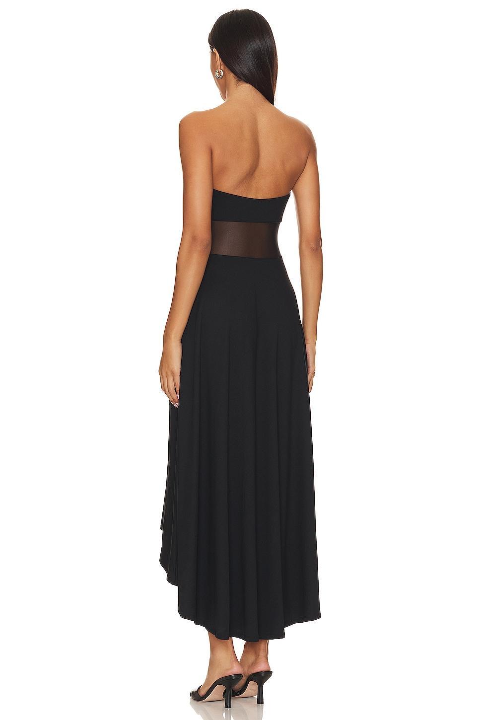 Mesh Strapless Midi Dress Susana Monaco Product Image