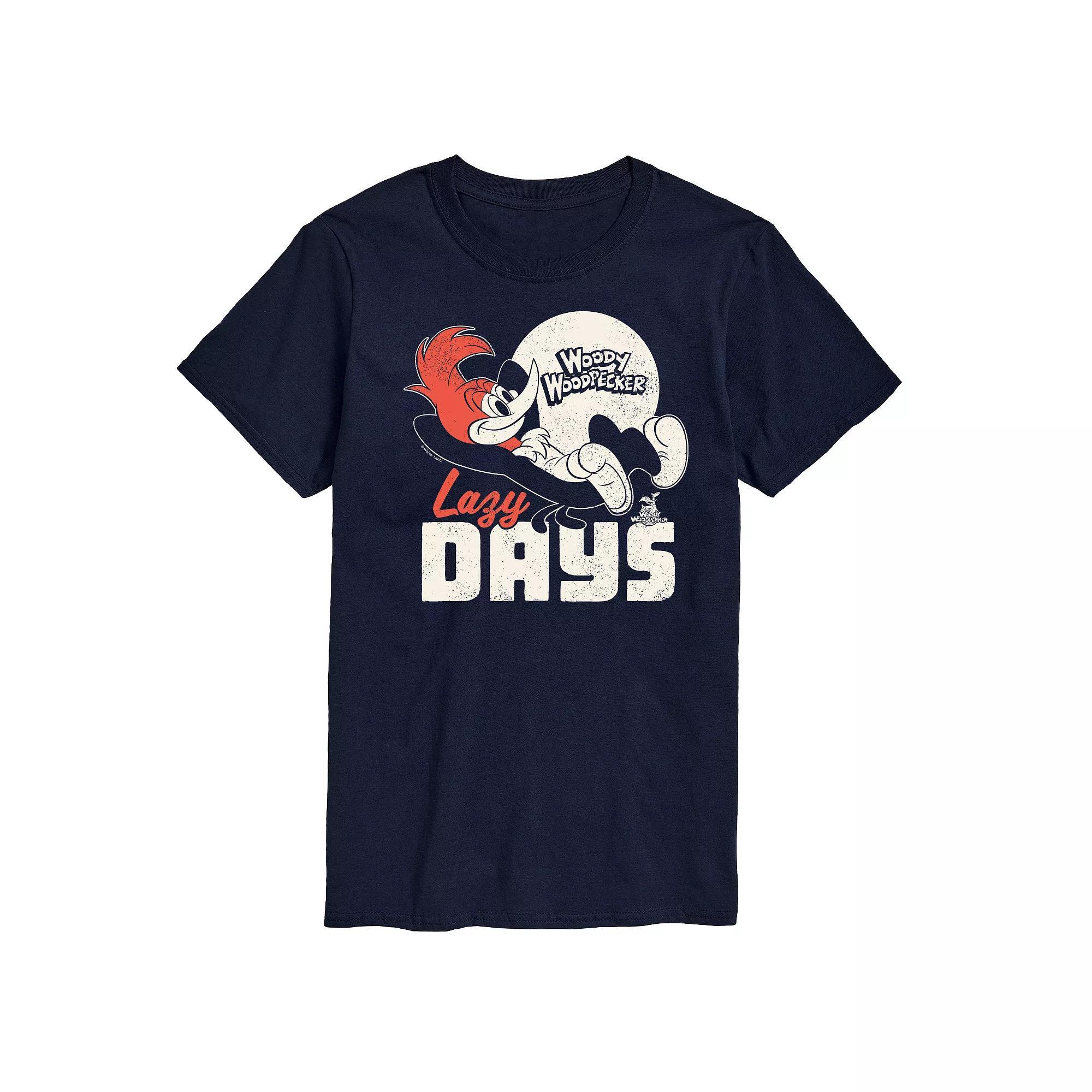 Big & Tall Woody Woodpecker Lazy Days Graphic Tee, Men's,  Product Image