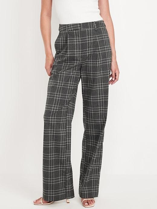 Extra High-Waisted Taylor Trouser Wide-Leg Pants Product Image