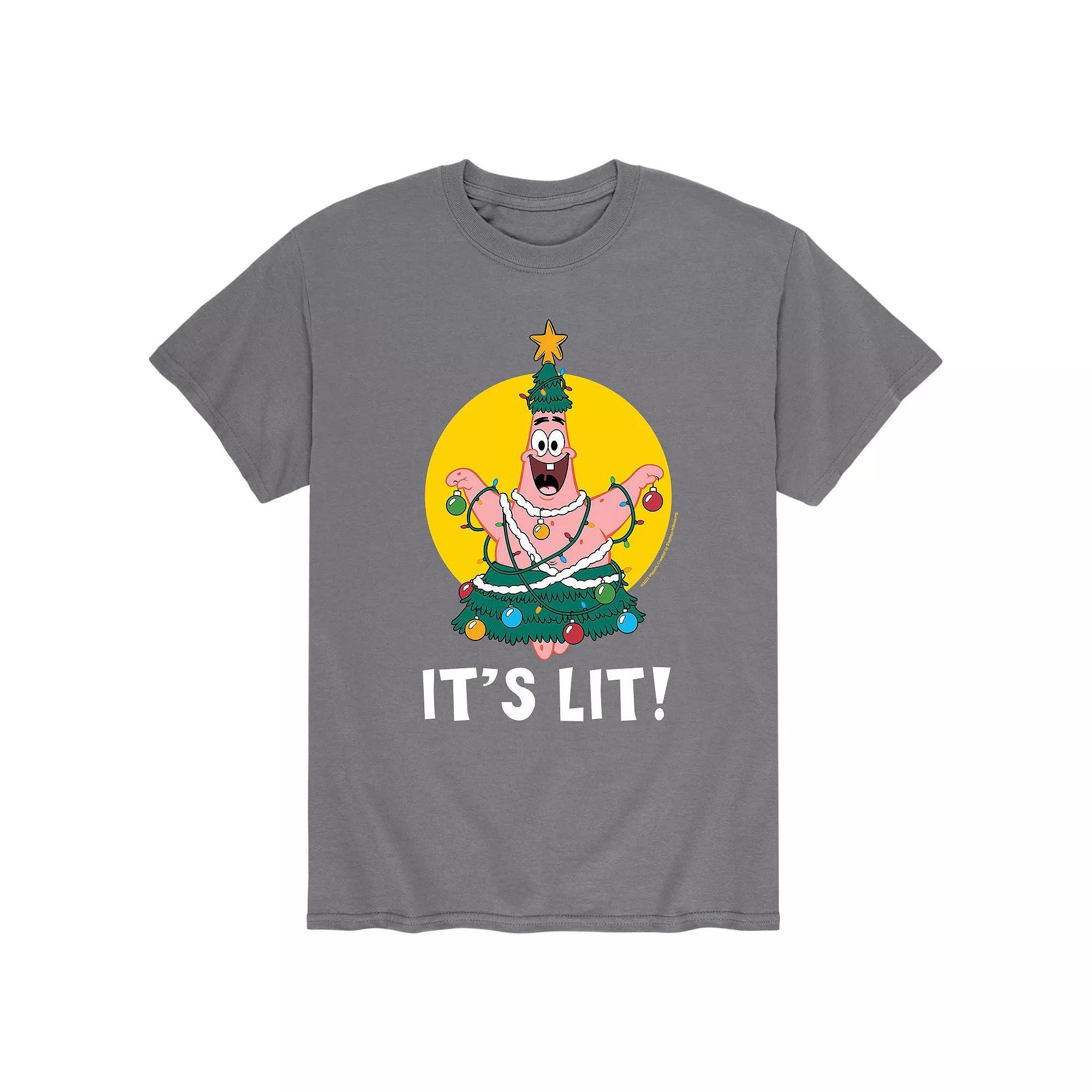 Men's SpongeBob SquarePants Patrick Lights Tee,  Product Image