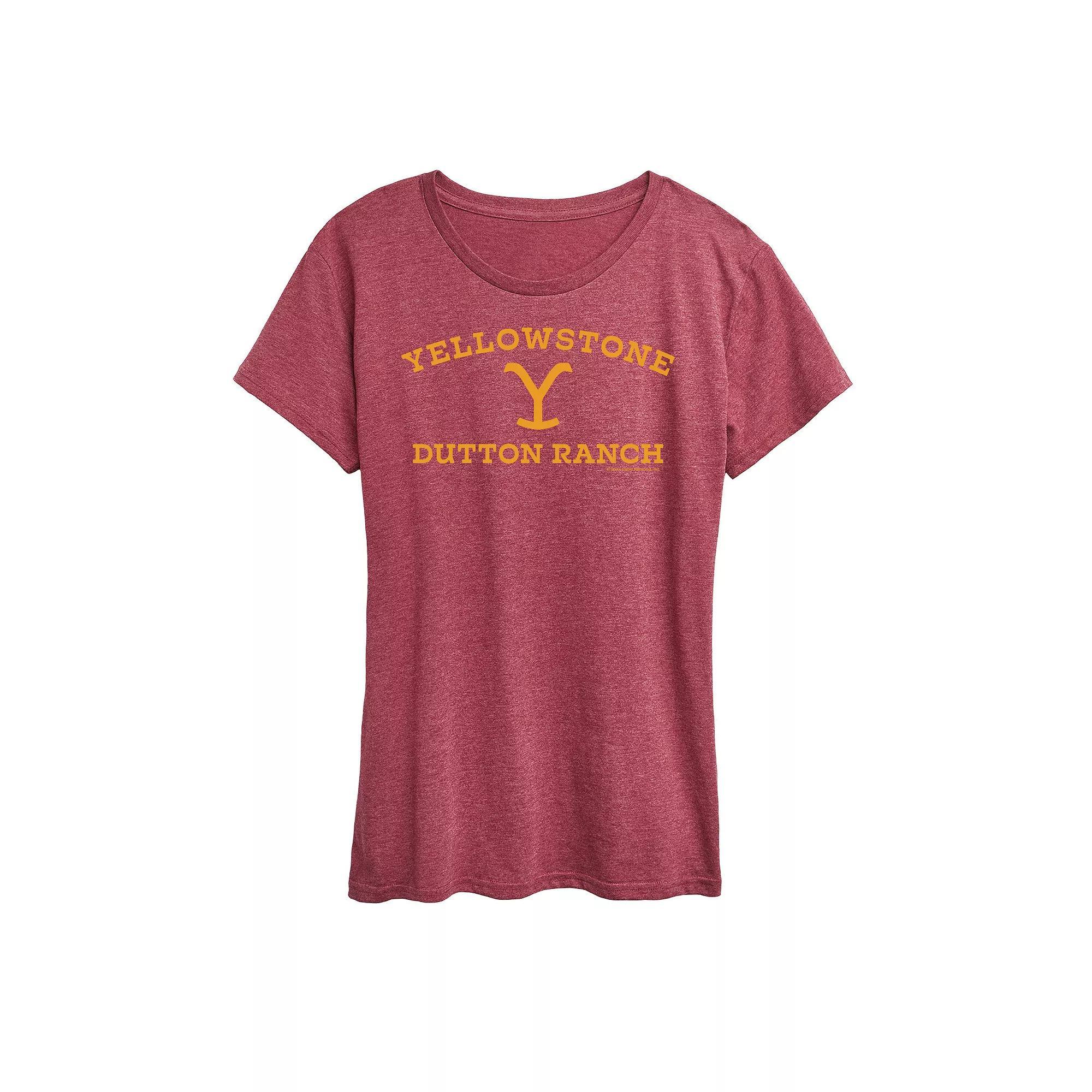Women's Yellowstone Y Dutton Ranch Logo Graphic Tee, Girl's,  Product Image