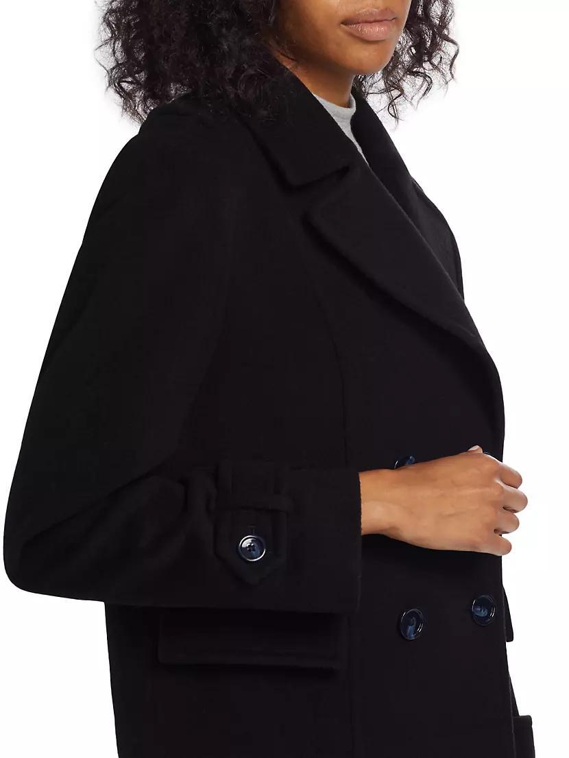 Scottie Cropped Wool Coat Product Image