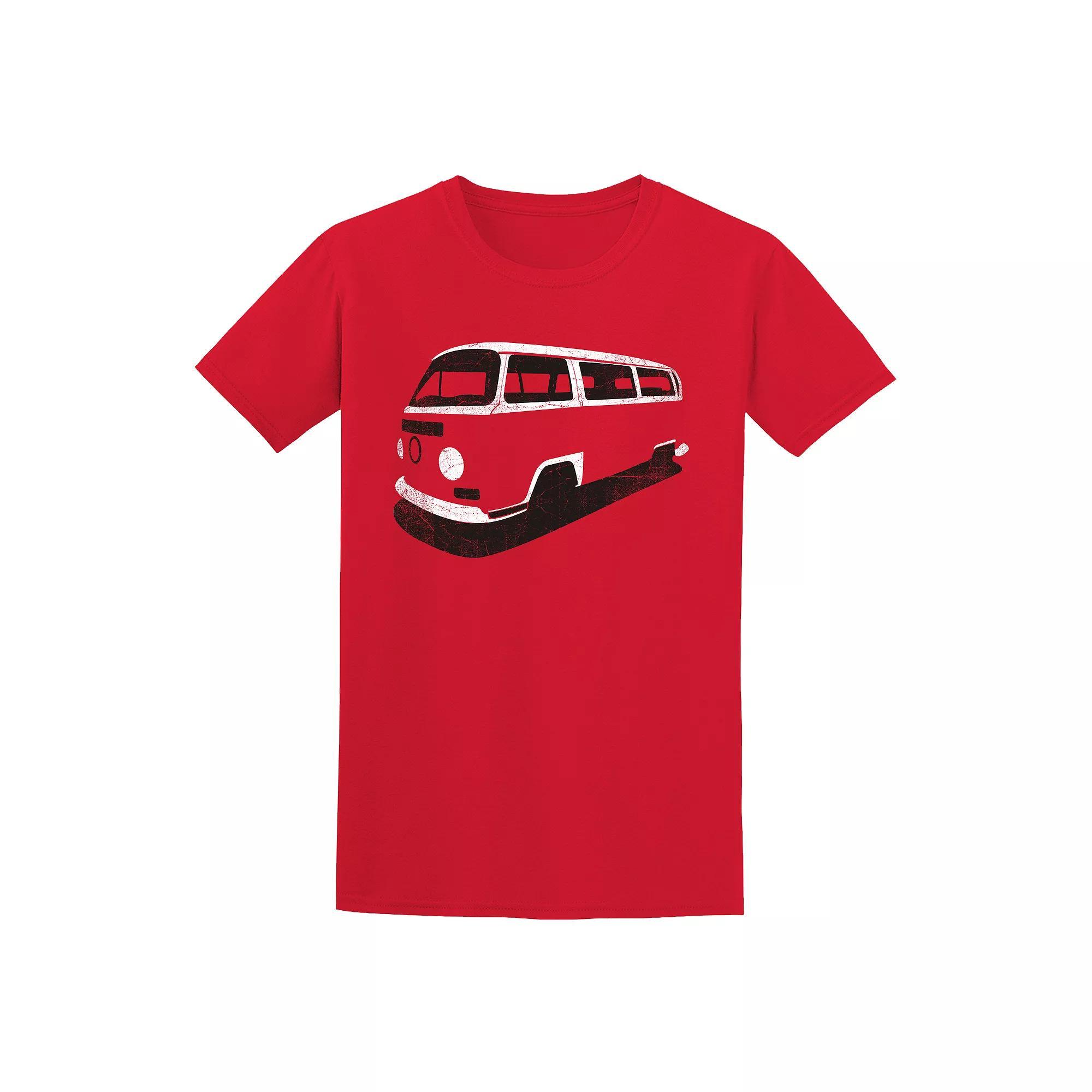 Men's COLAB89 by Threadless Bulo Van Tee, Size: Small, Red Product Image
