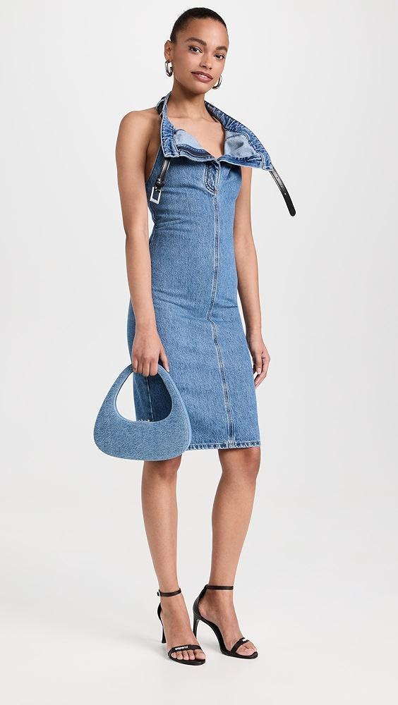 Coperni Denim Baguette Swipe Bag | Shopbop Product Image