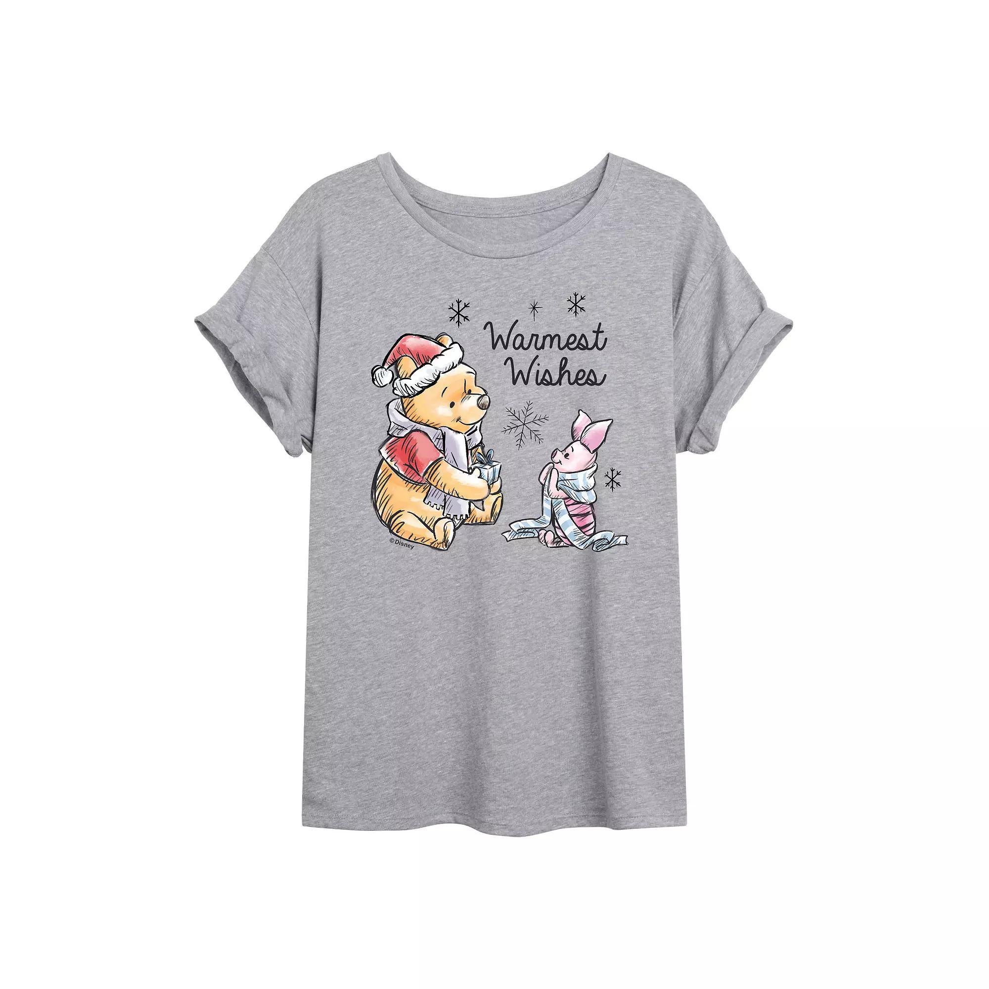 Disney's Winnie The Pooh Women's Warmest Wishes Tee,  Product Image