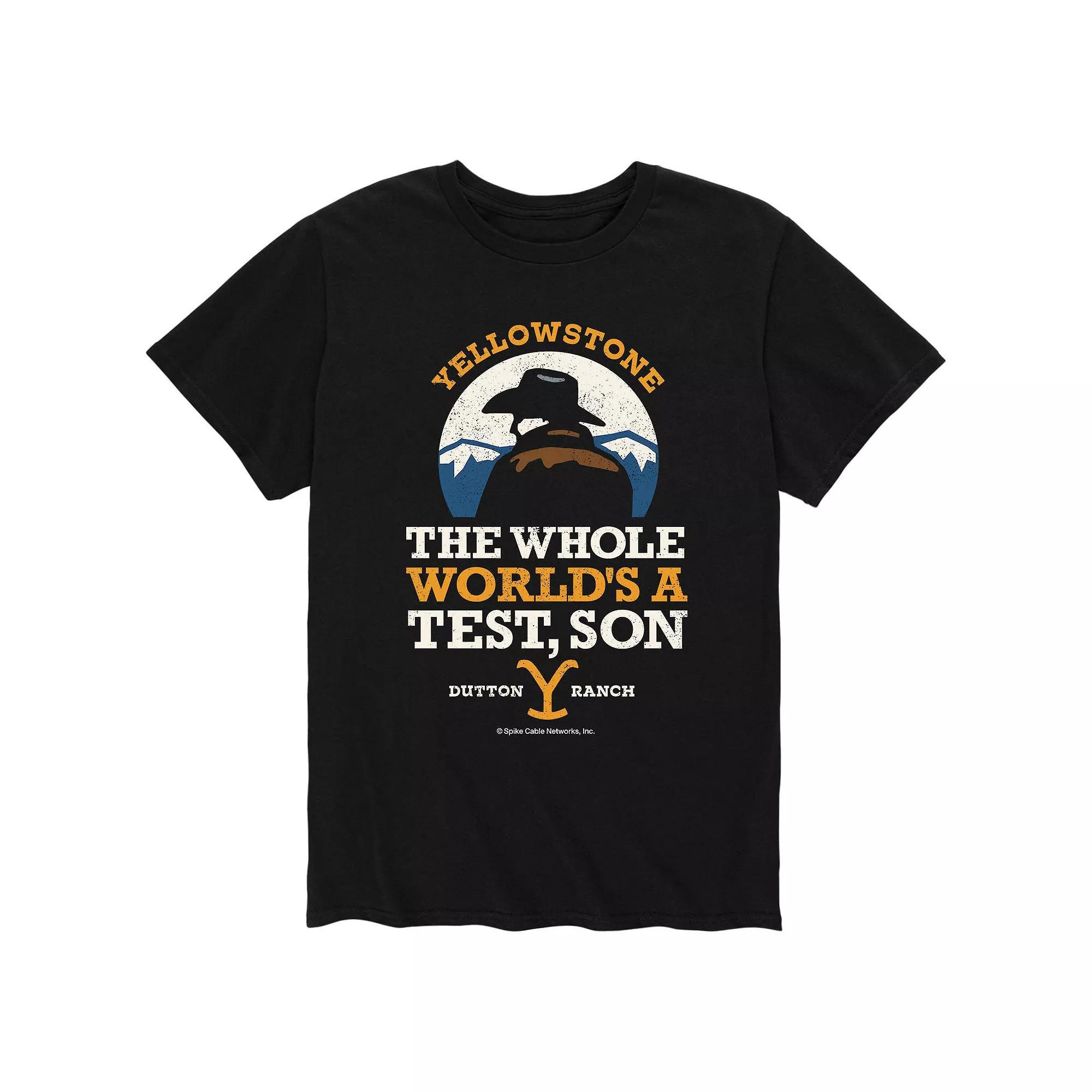 Men's Yellowstone World's A Test Tee,  Product Image