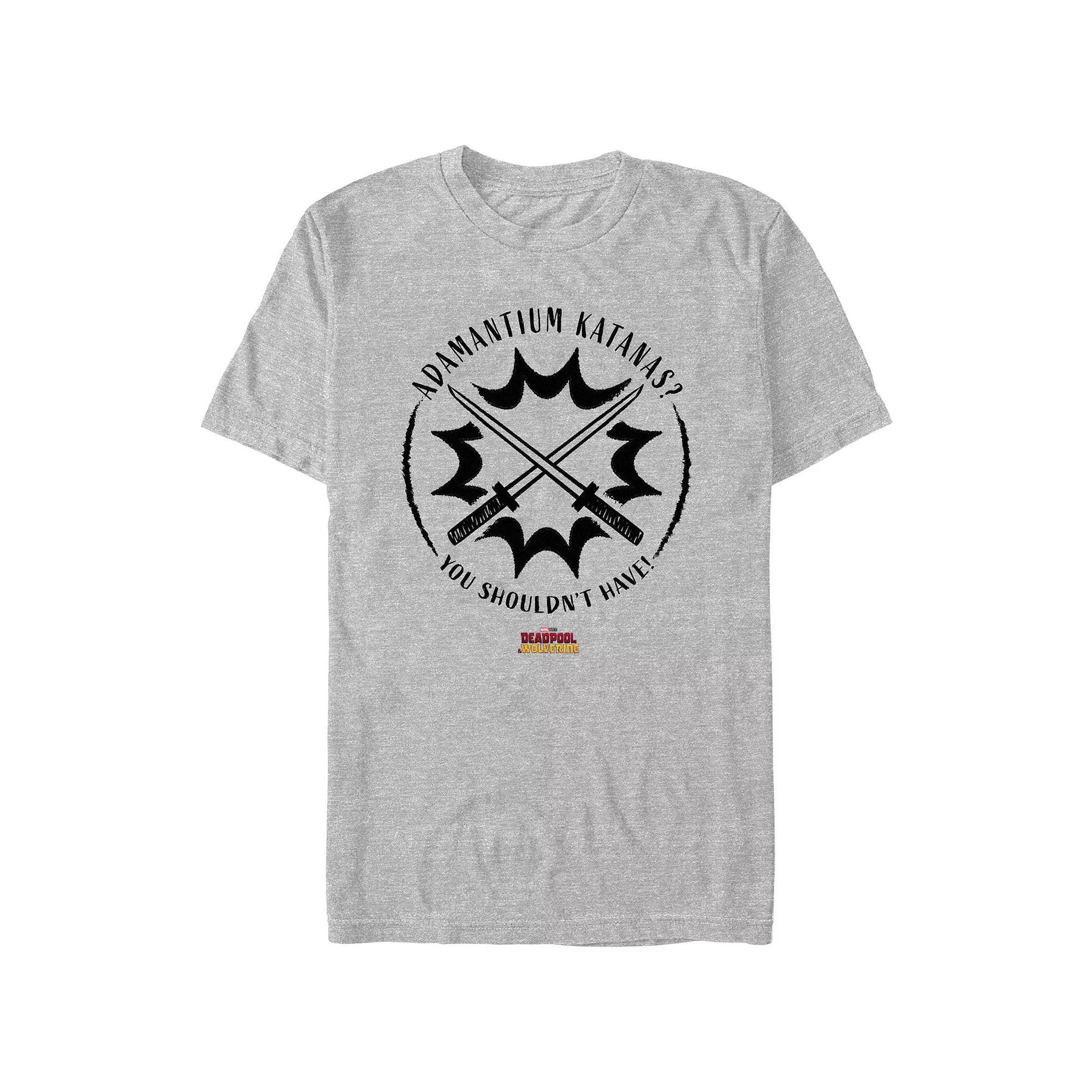 Men's Deadpool And Wolverine Adamantium Katanas Graphic Tee,  Product Image