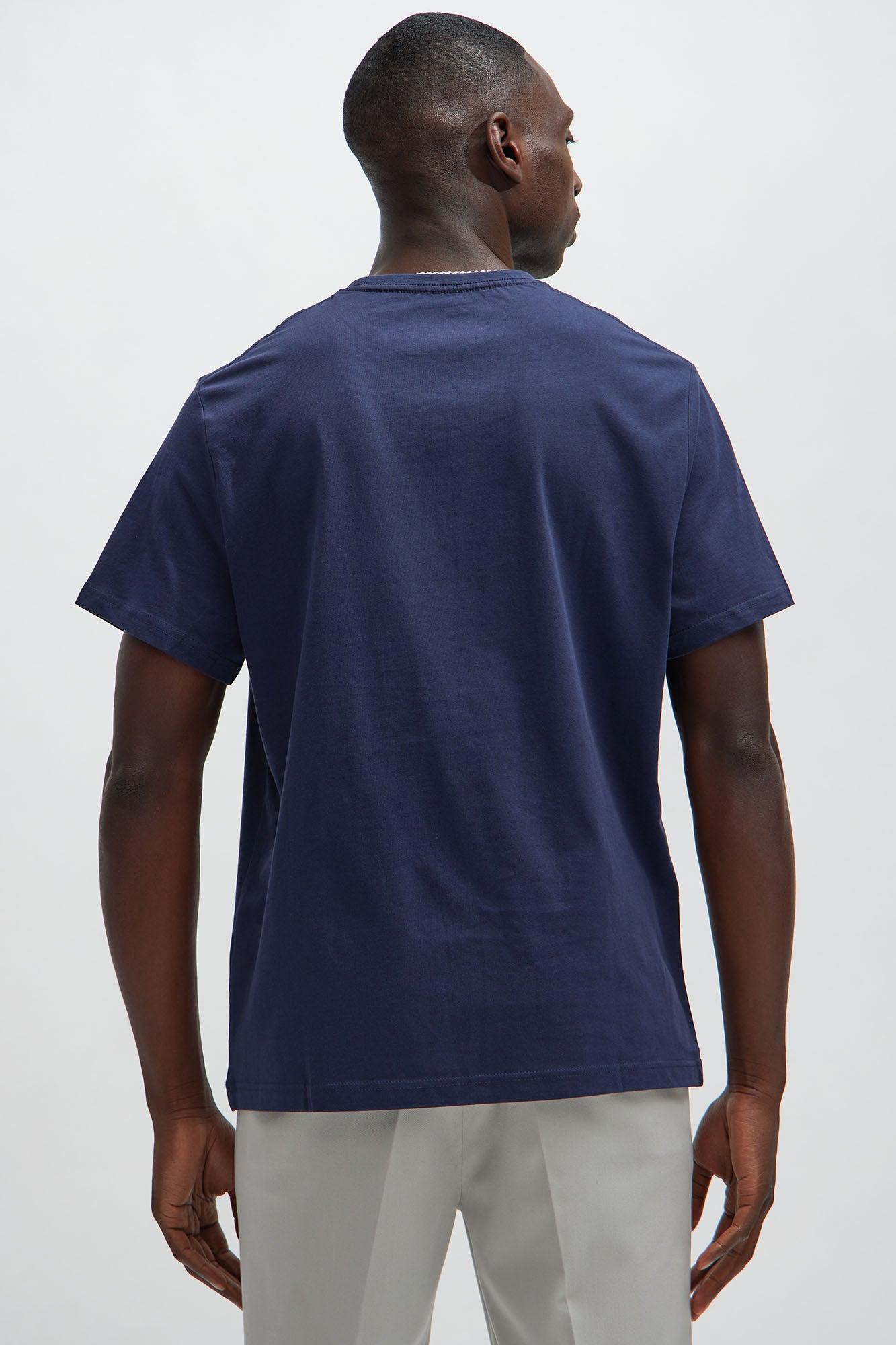 Essential Short Sleeve Crew Tee - Navy Product Image