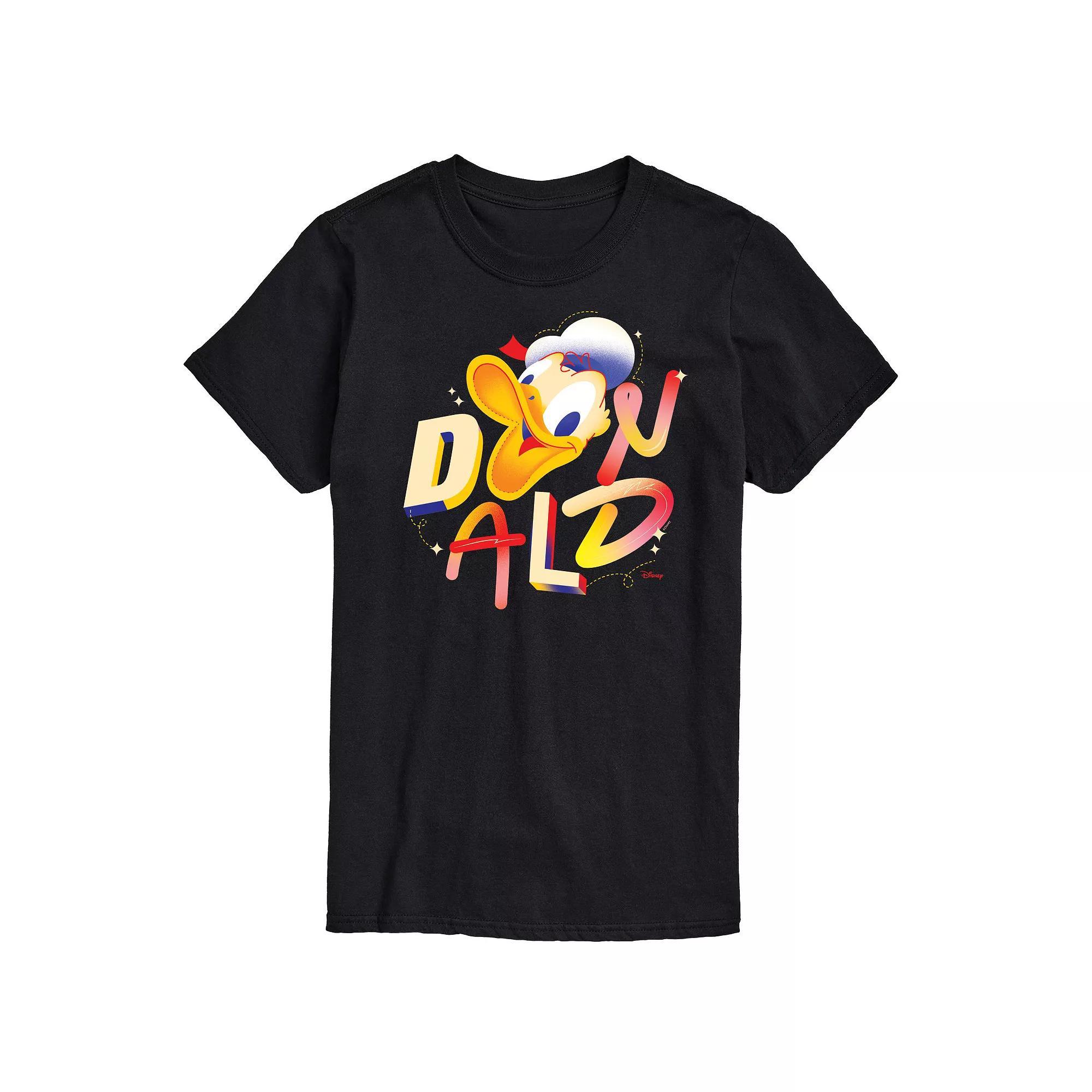 Disney's Donald Duck Big & Tall Geometric Graphic Tee, Men's,  Product Image