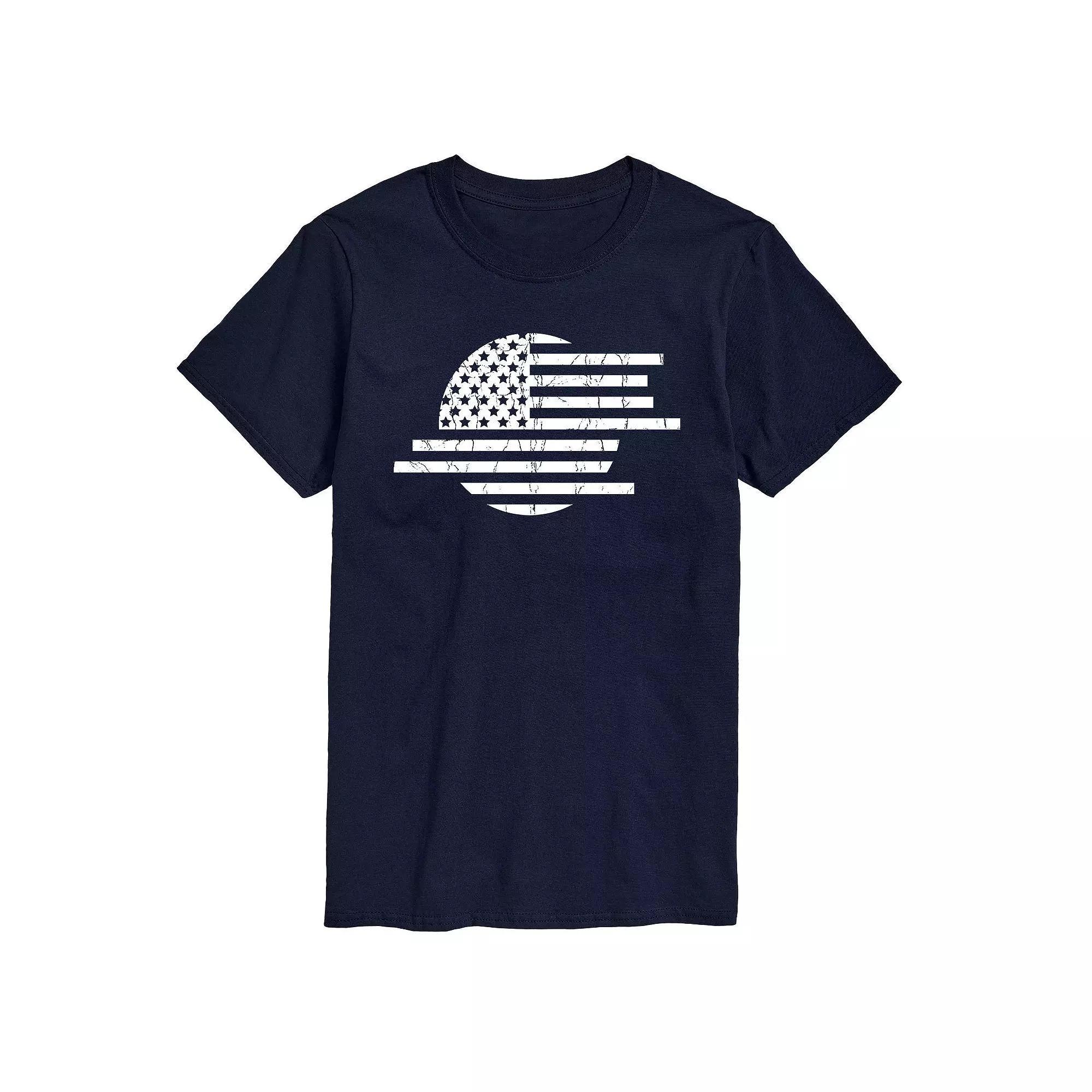 Men's Flag Circle Abstract Tee,  Product Image