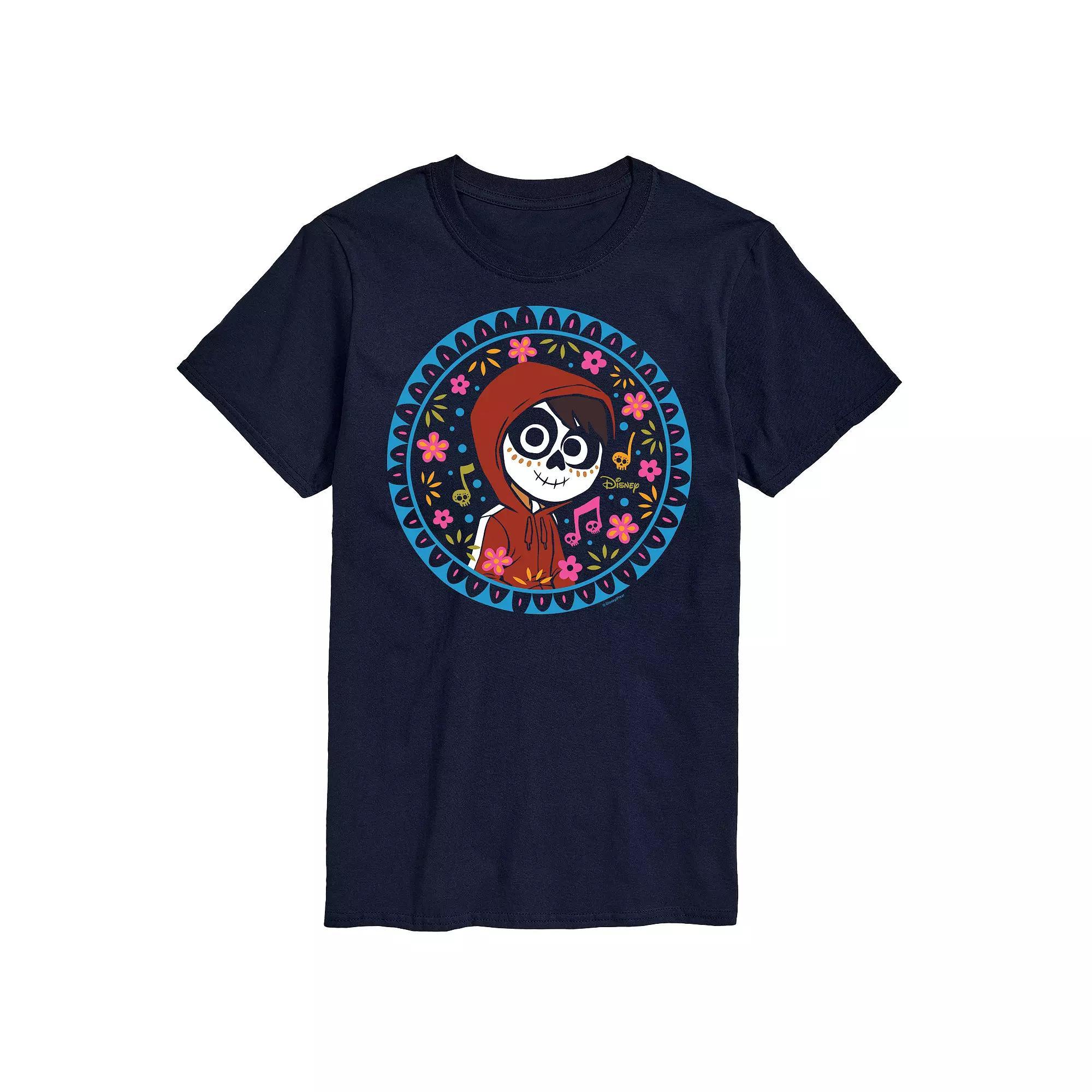 Disney's Coco Miguel Big & Tall Floral Circle Graphic Tee, Men's,  Product Image