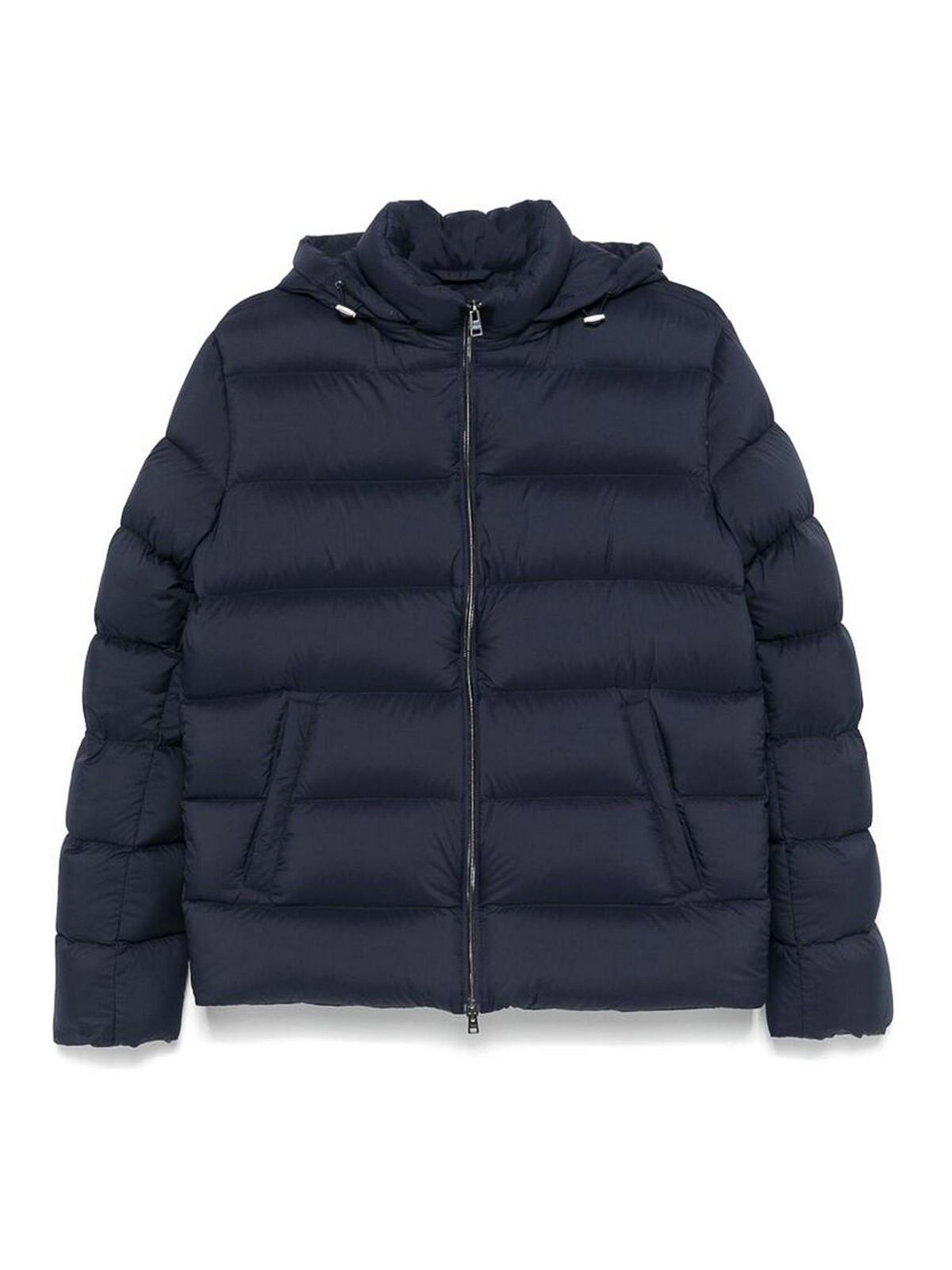 HERNO Coats In Blue Product Image