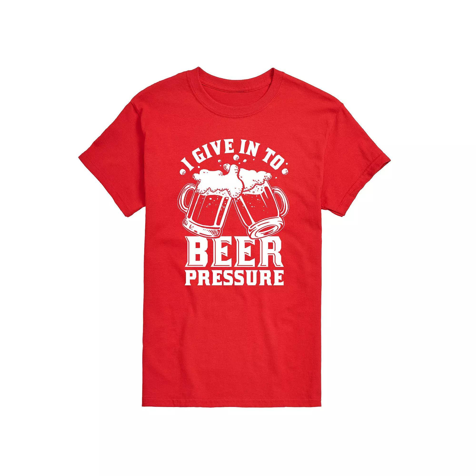 Big & Tall Beer Pressure Graphic Tee, Men's,  Product Image