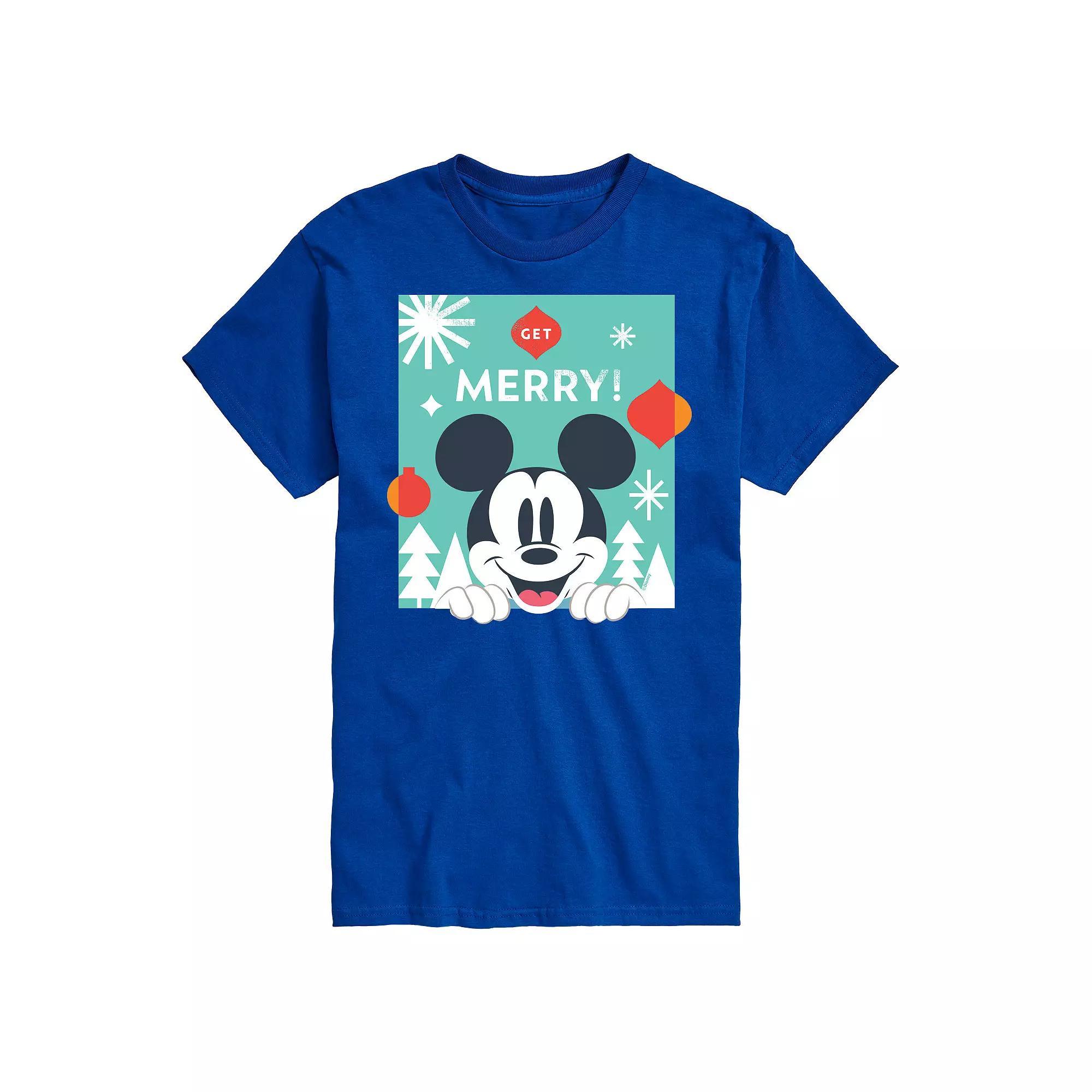 Disney's Big & Tall Get Merry Graphic Tee, Men's,  Product Image