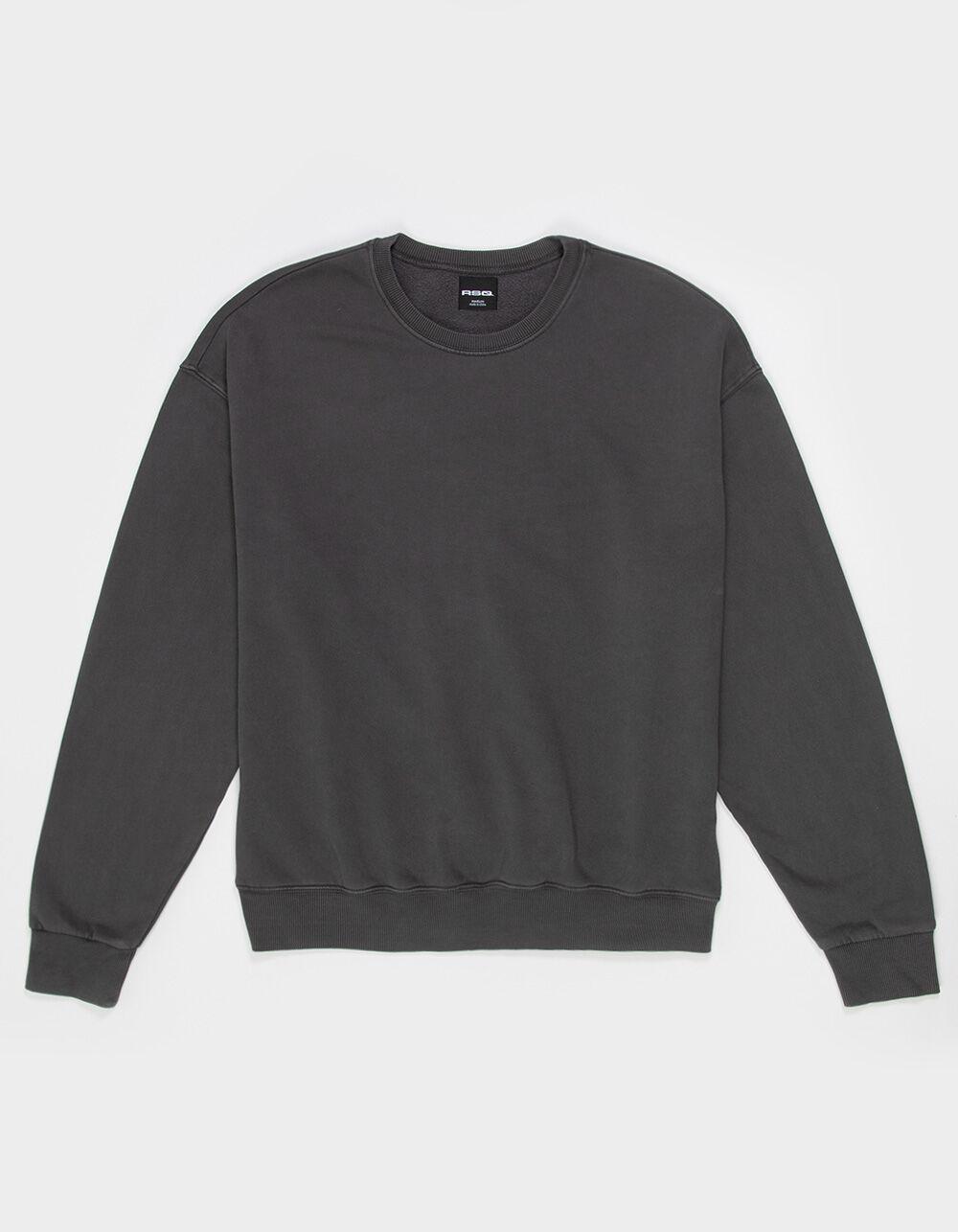 RSQ Mens Washed Oversized Crewneck Sweatshirt Product Image