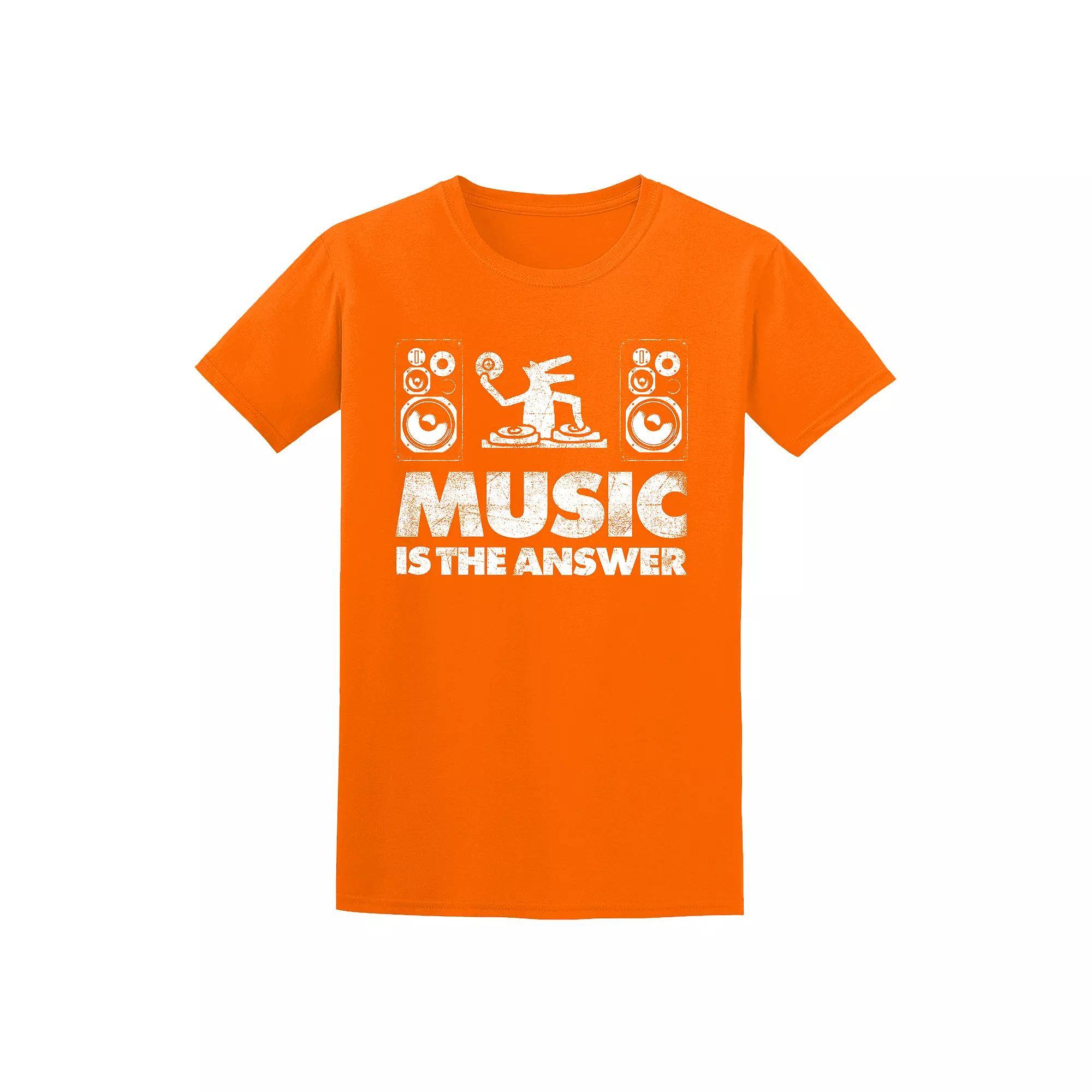 Men's COLAB89 by Threadless Bulo Music Tee, Size: Large, Orange Product Image