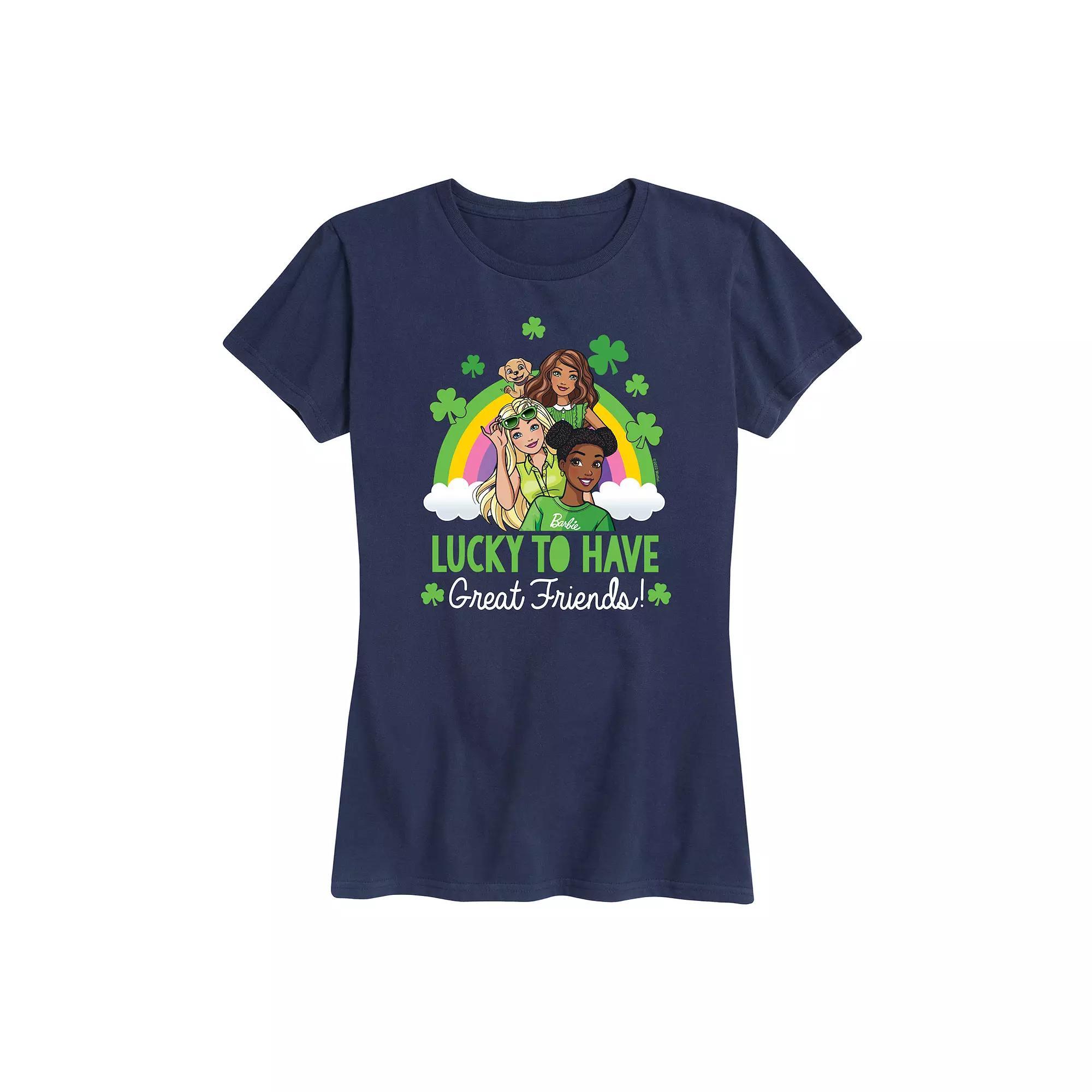 Women's Barbie® Lucky To Have Friends Graphic Tee,  Product Image