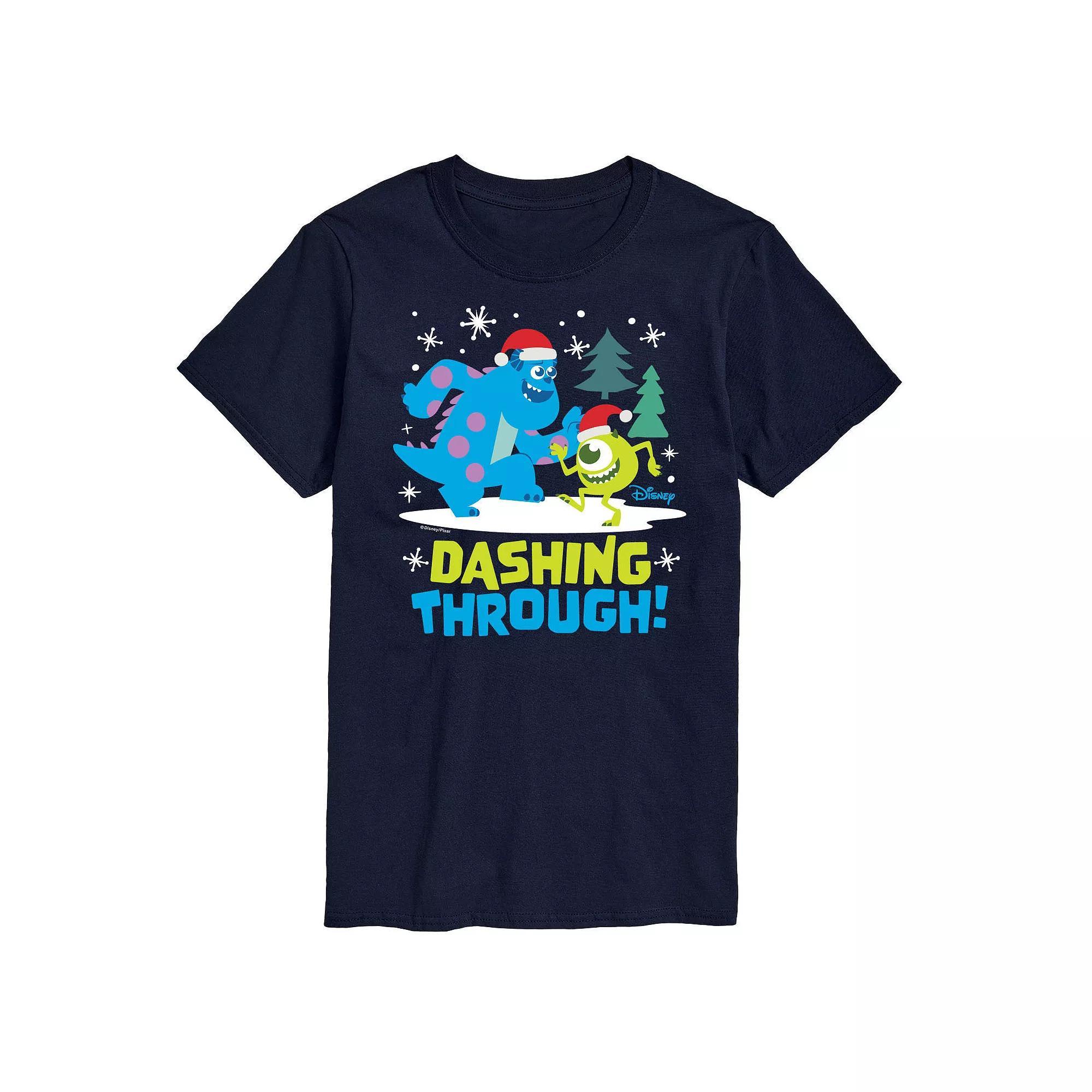 Disney / Pixar's Monsters Inc Big & Tall Dashing Through Graphic Tee, Men's,  Product Image
