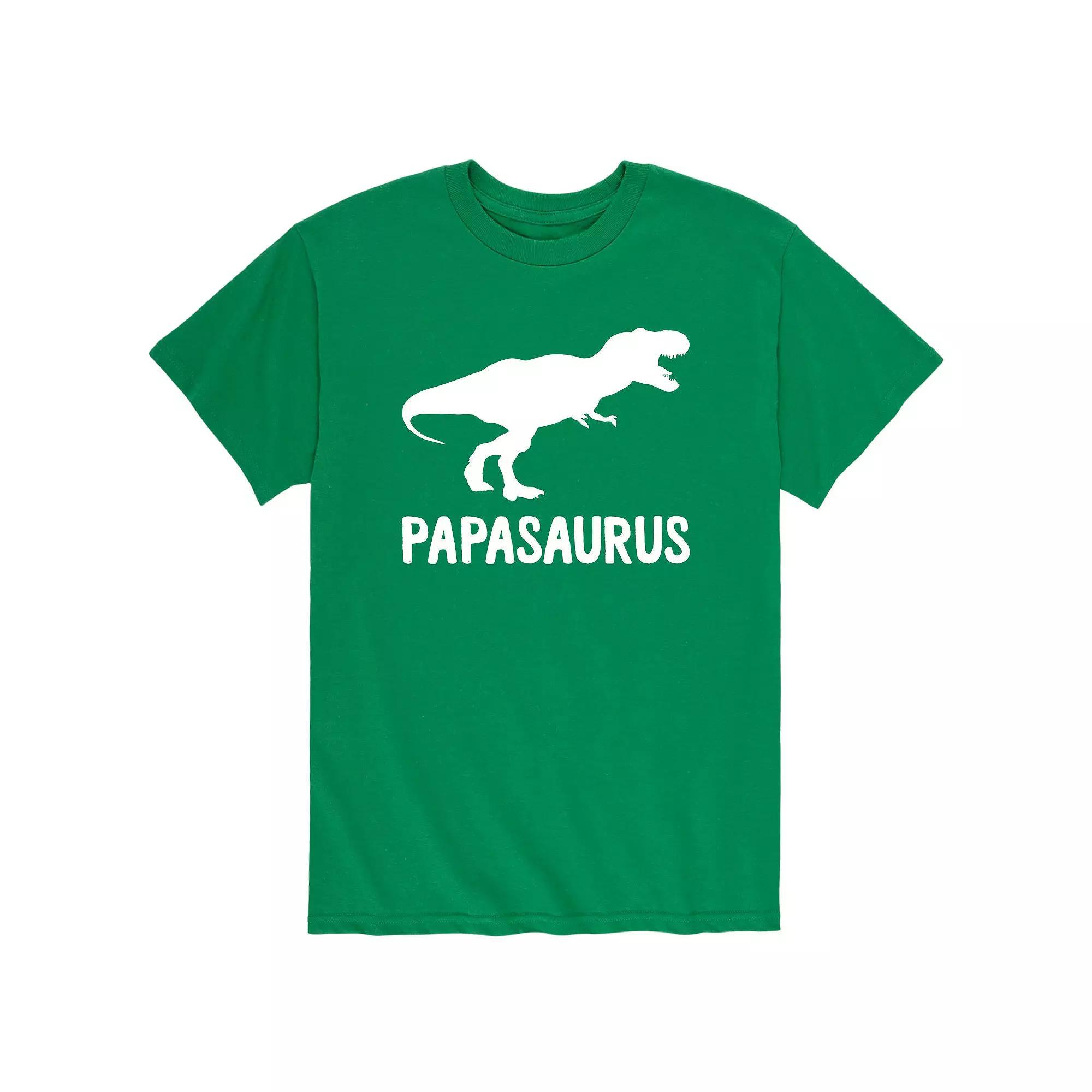 Men's Papasaurus Tee, Size: Medium, Green Product Image