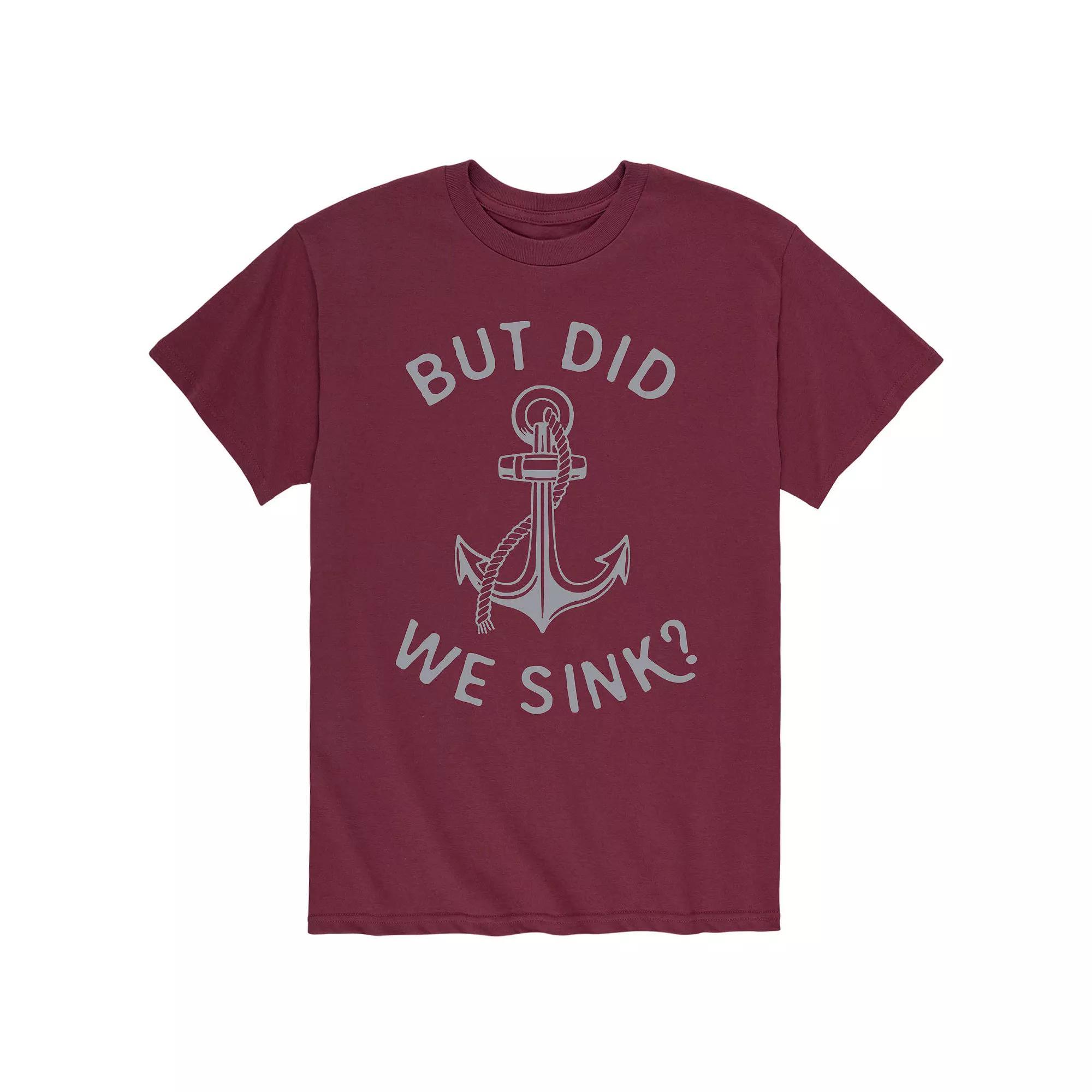 Men's But Did We Sink Tee,  Product Image