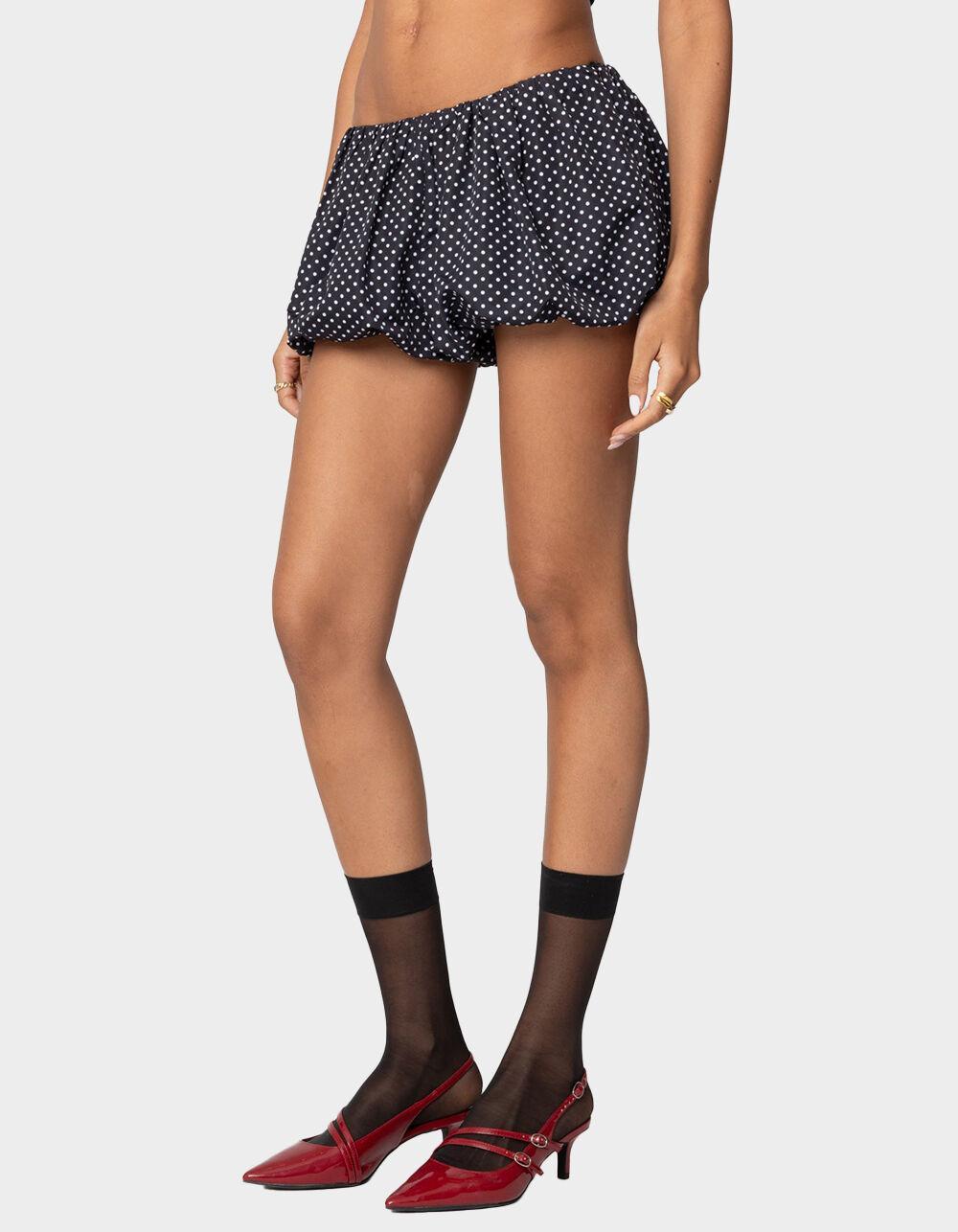 EDIKTED Liz Polka Dot Bubble Shorts Product Image