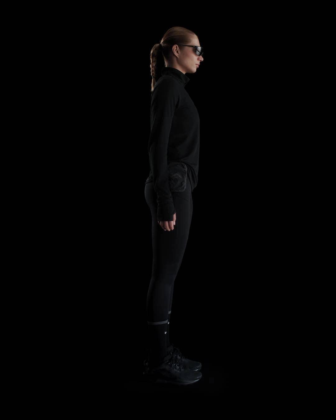 Nike Womens Trail Dri-FIT 1/4-Zip Running Mid-Layer Top | HJ2248-010 Product Image