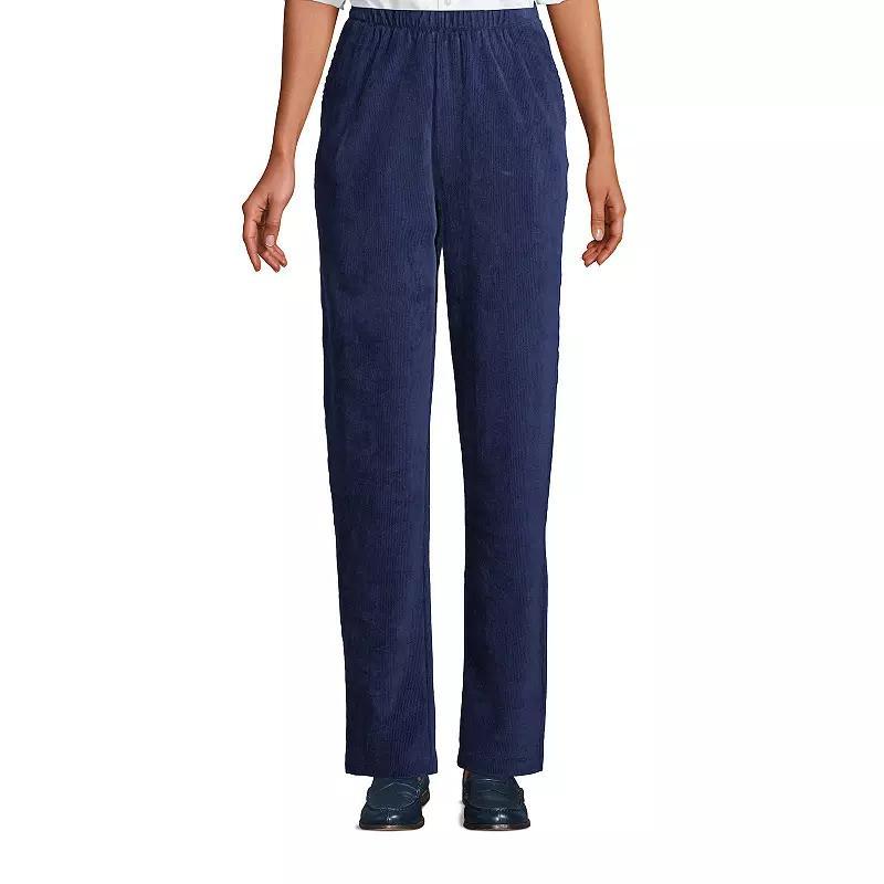 Women's Lands' End Sport High Rise Corduroy Pull-On Pants,  Product Image