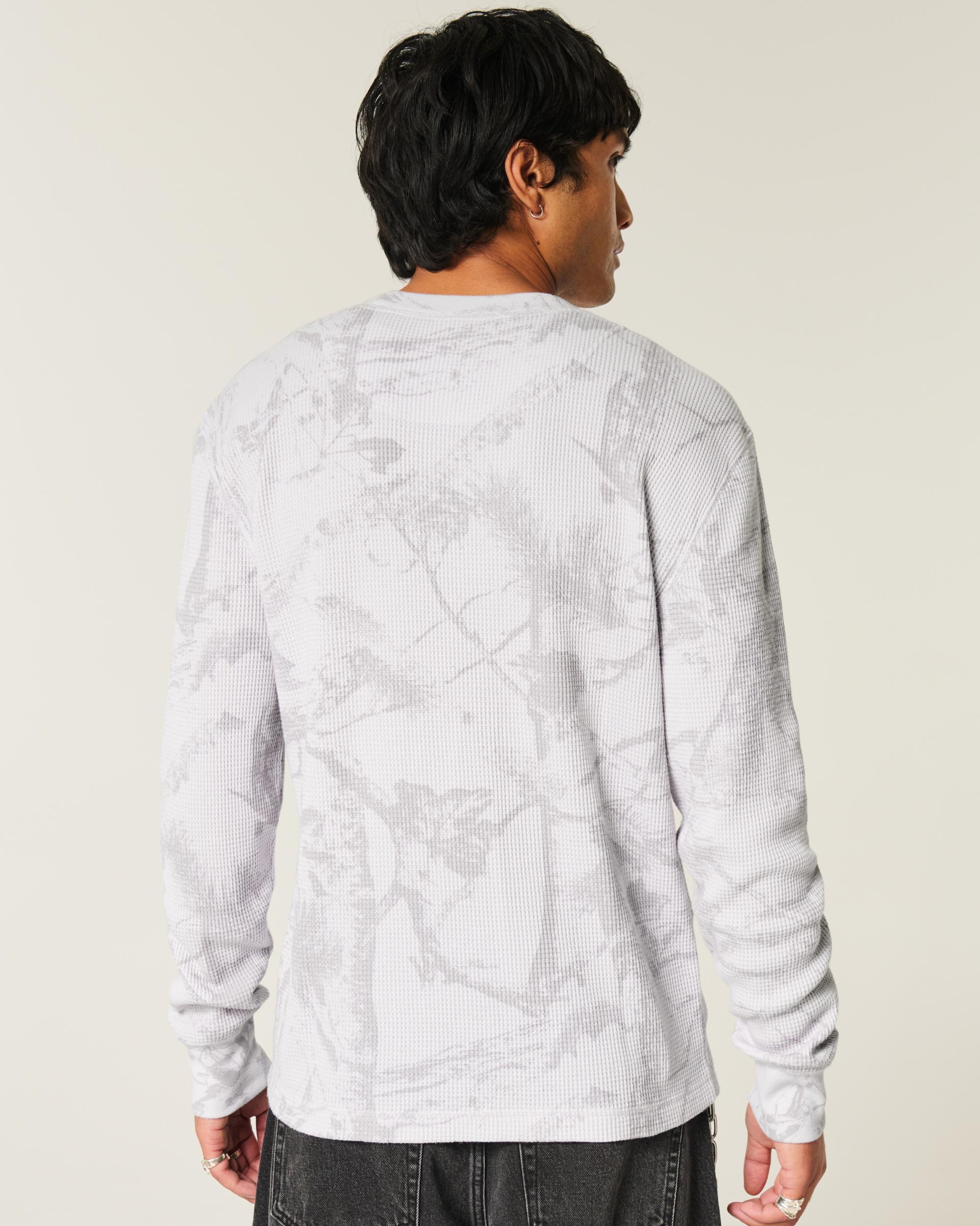 Long-Sleeve Thermal Crew T-Shirt Product Image