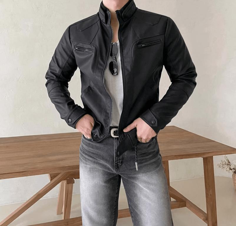 RT No. 12319 LEATHER BIKER JK Product Image