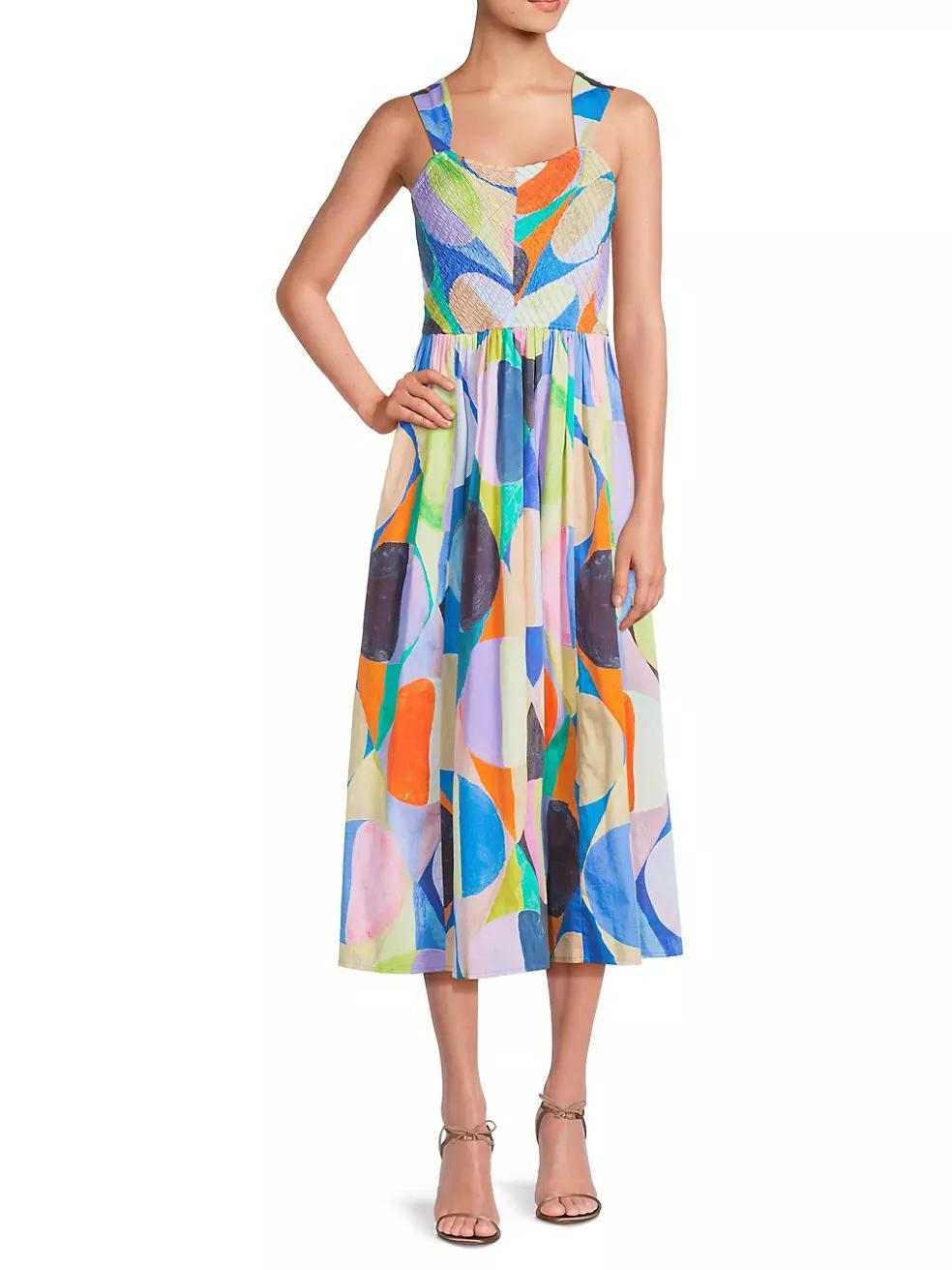 Sarah Social Circles Midi-Dress Product Image