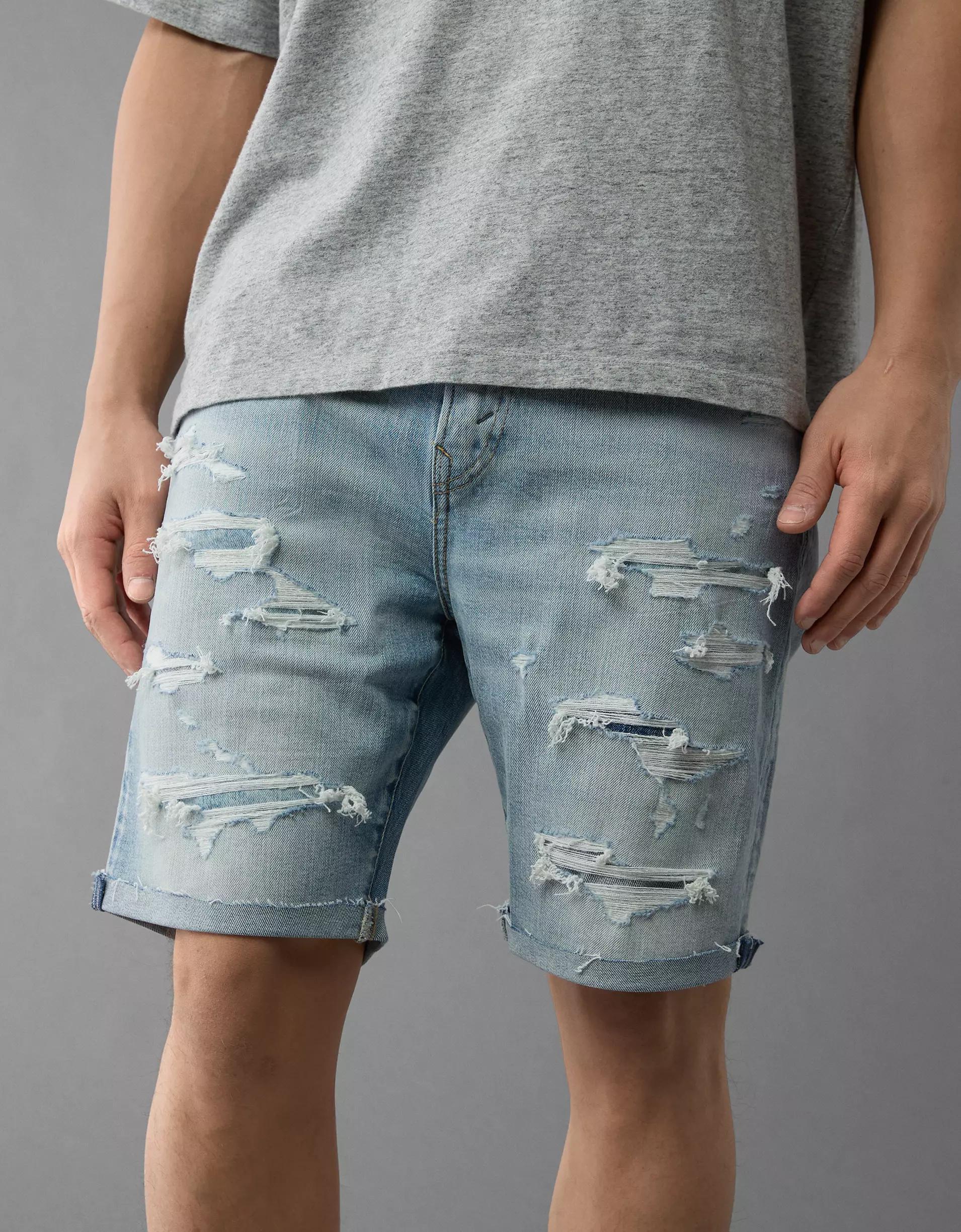 AE 9" EasyFlex Patched Denim Short Product Image